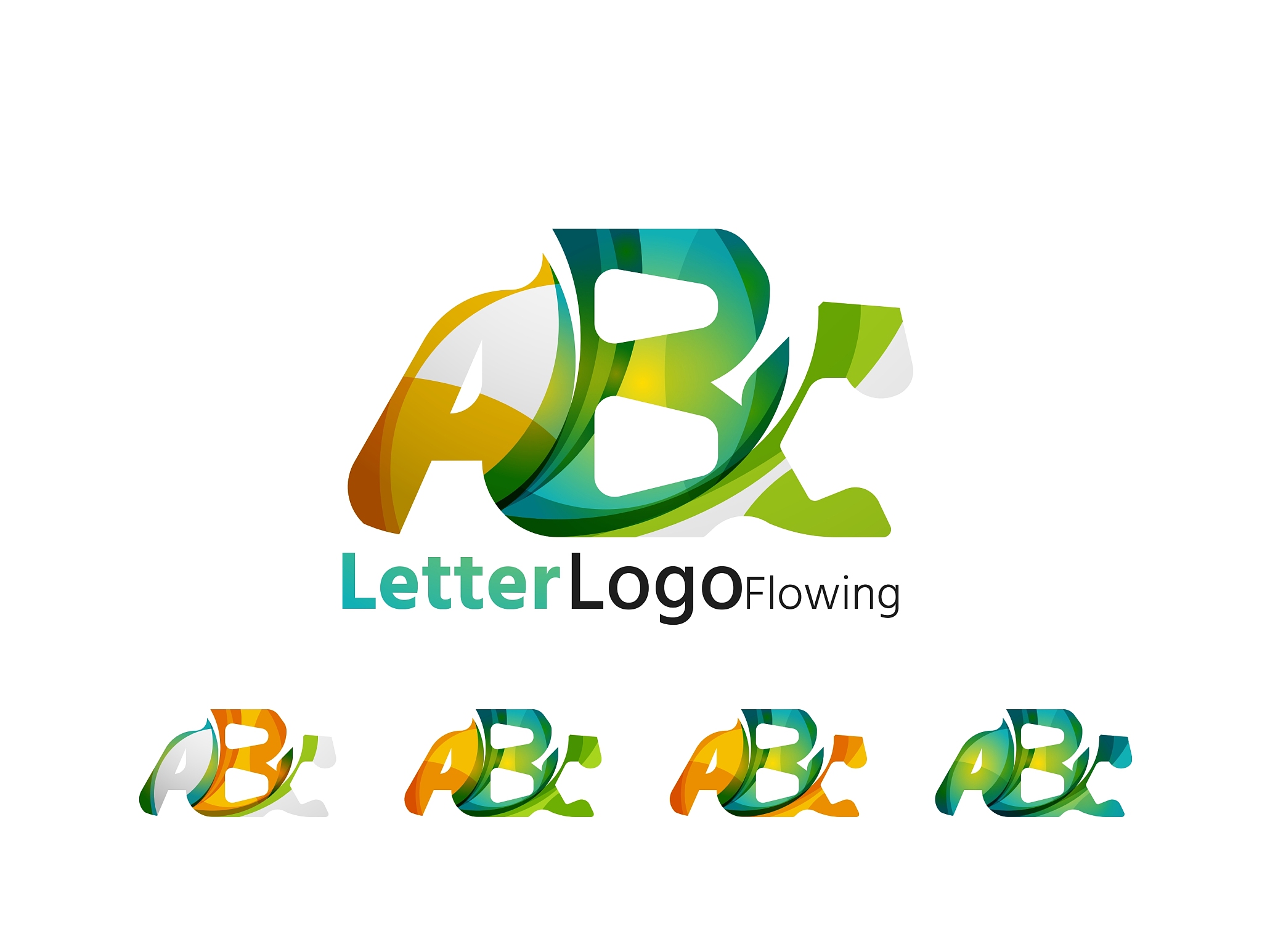 abc company logo set