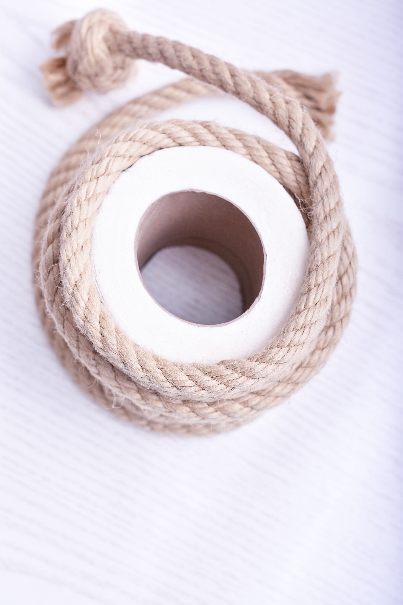 toilet paper with rope