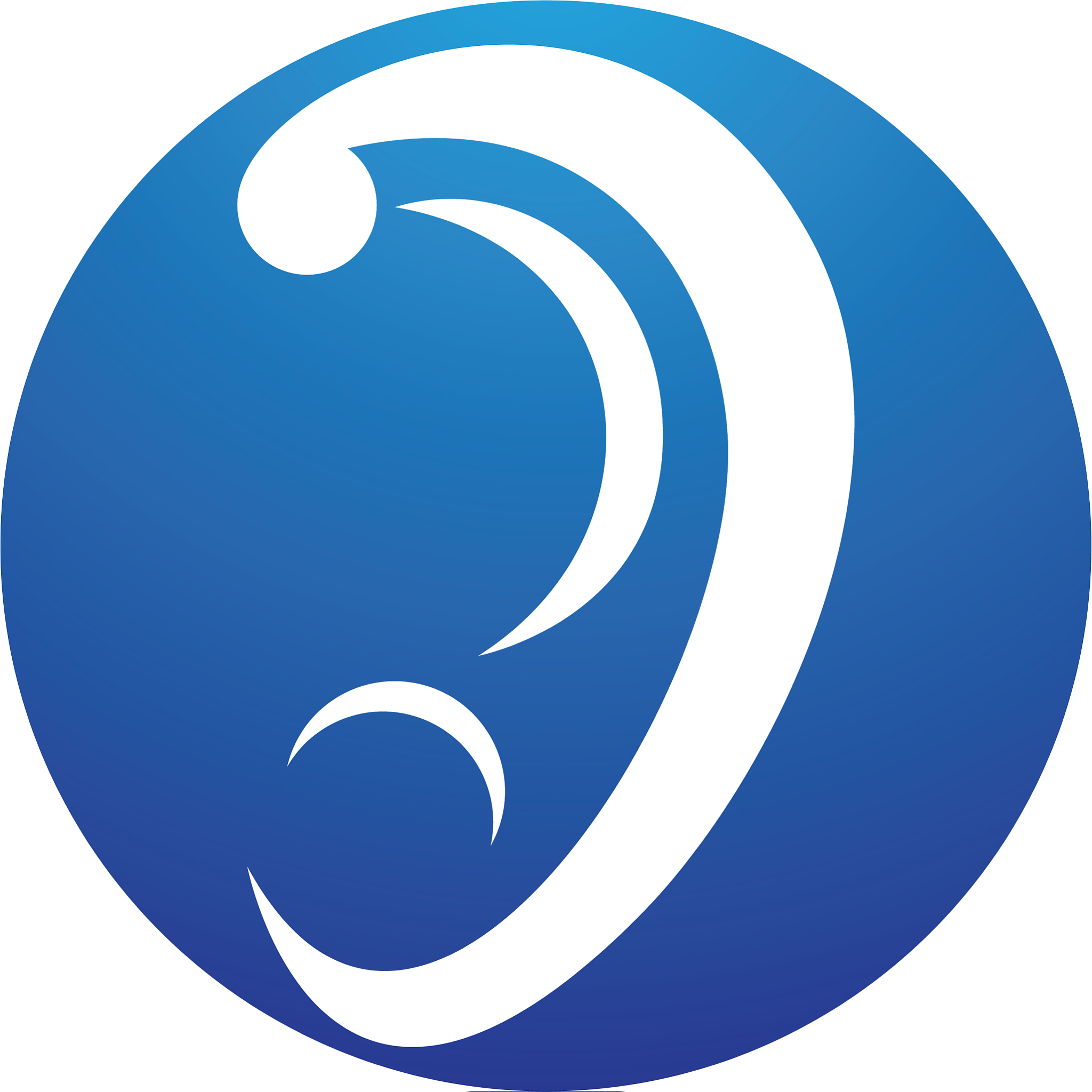 hearing logo template icon