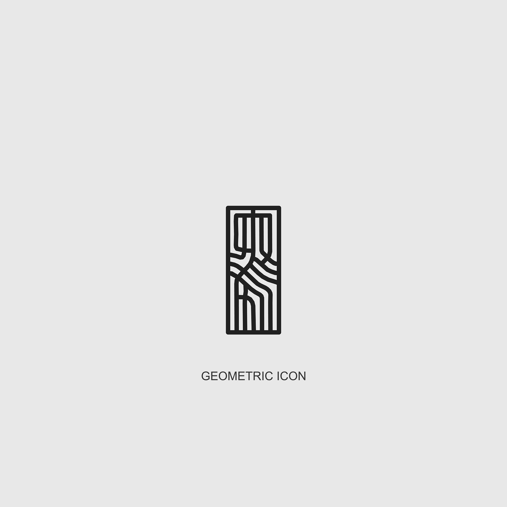 gray geometric line structure pattern