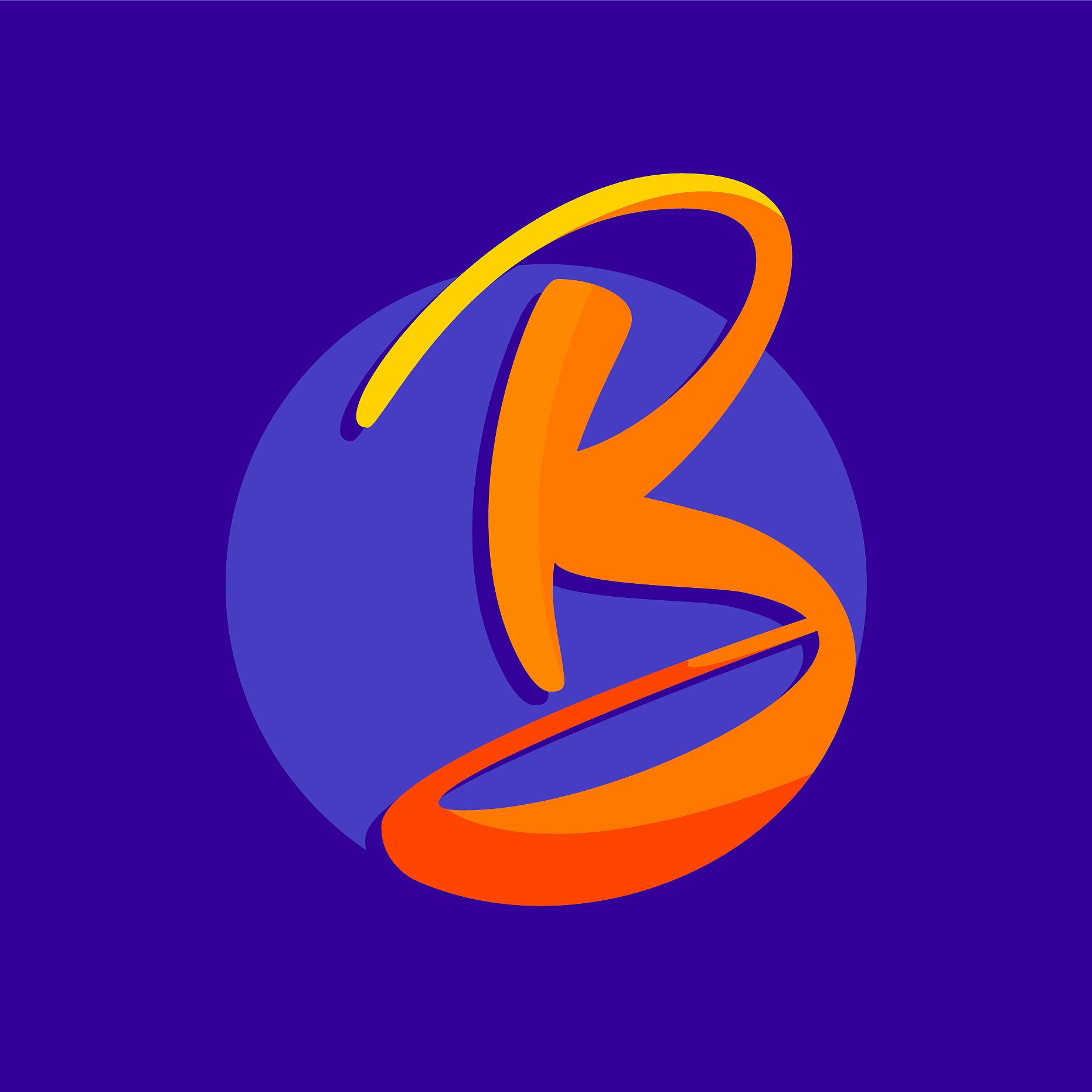 b logo design