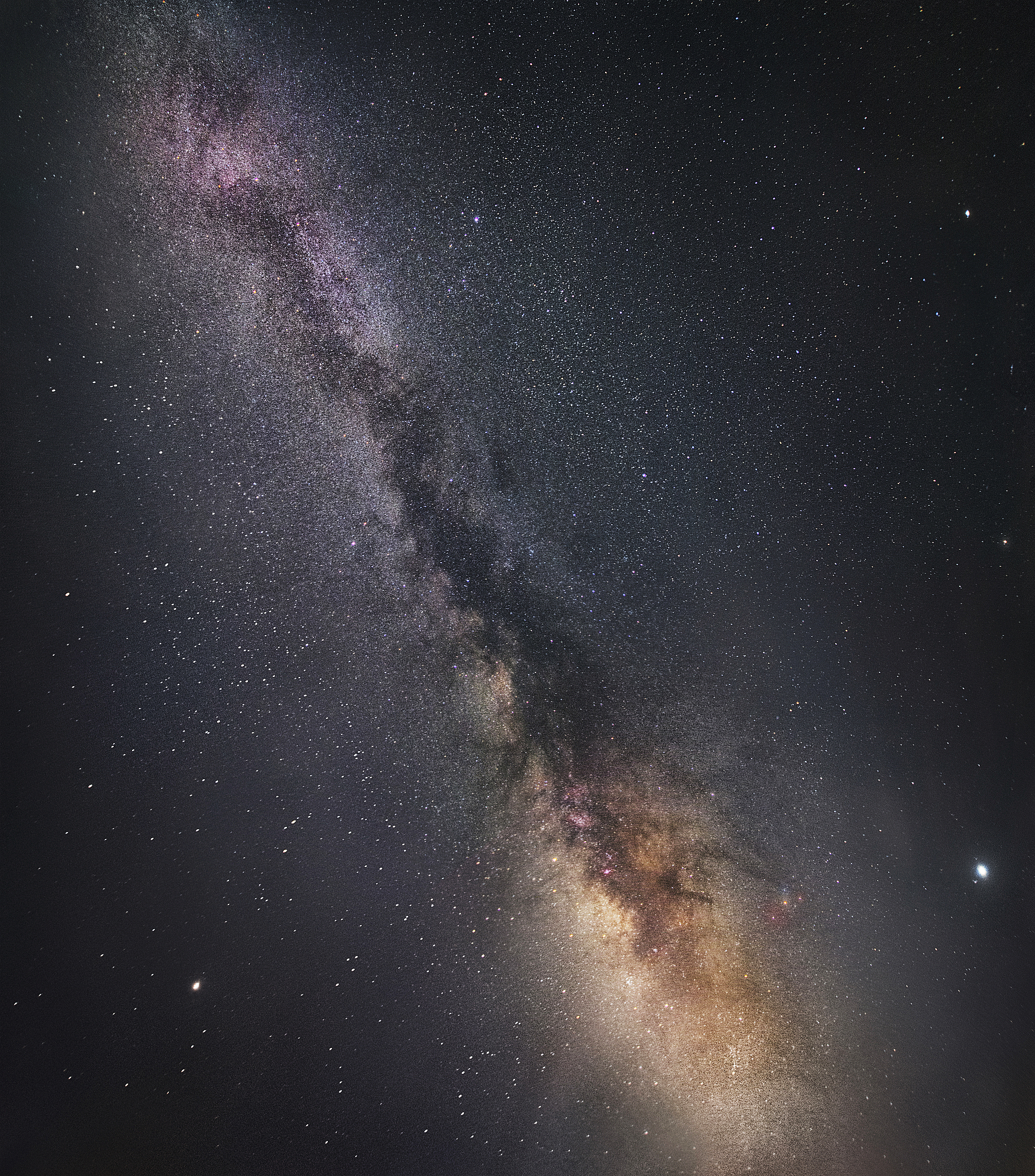 遥远的星空景象