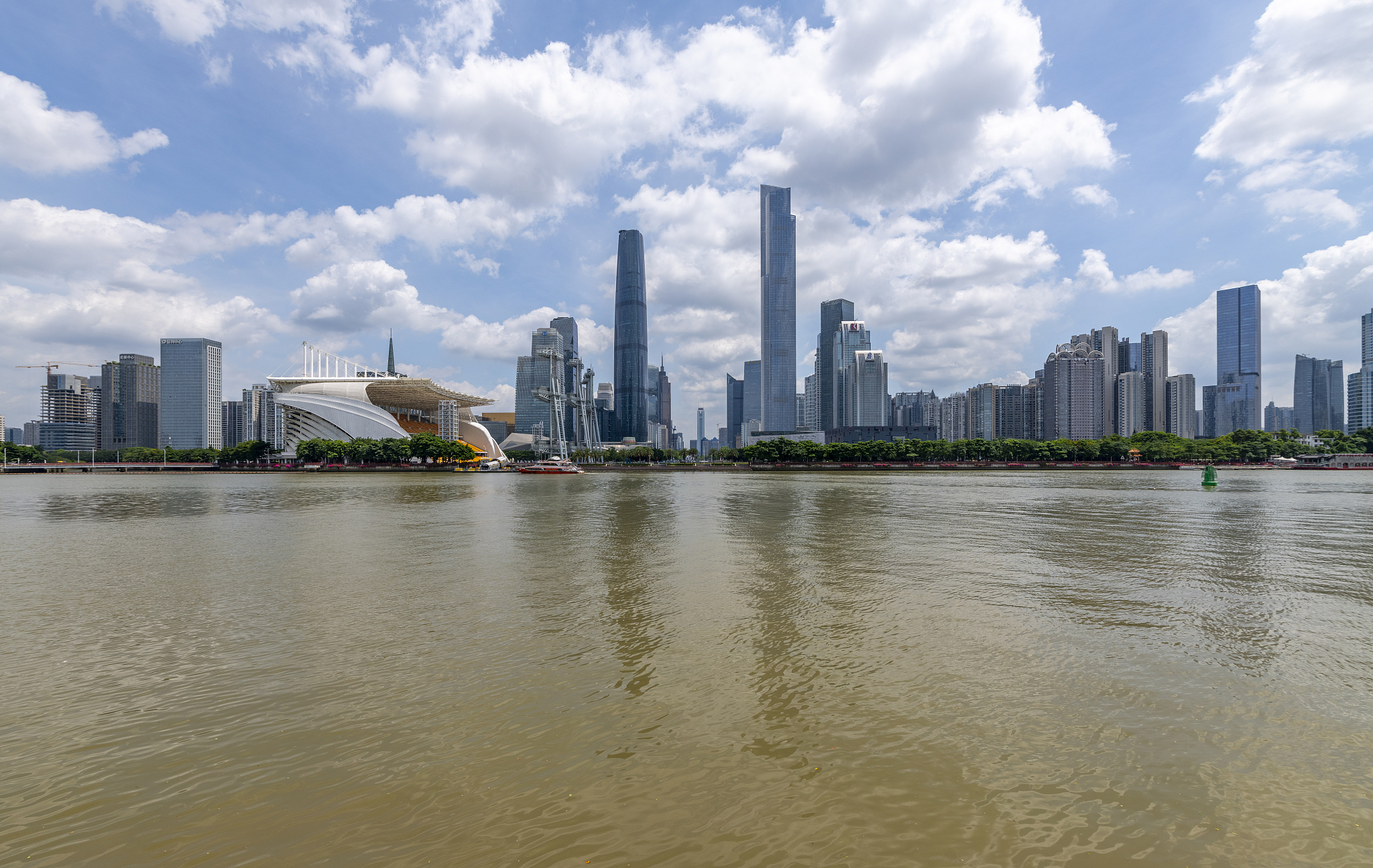 中国广州城市风光