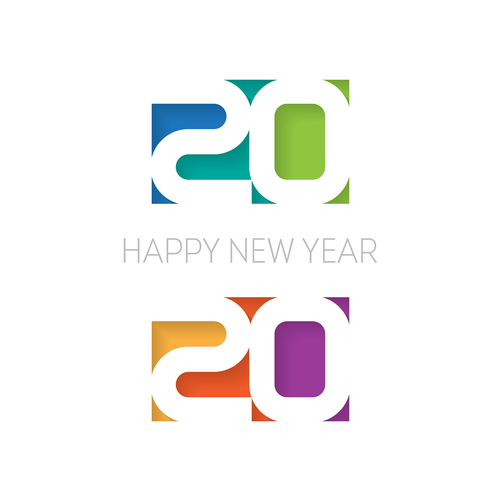 happy new year 2020 background. brochure or calendar cover desig