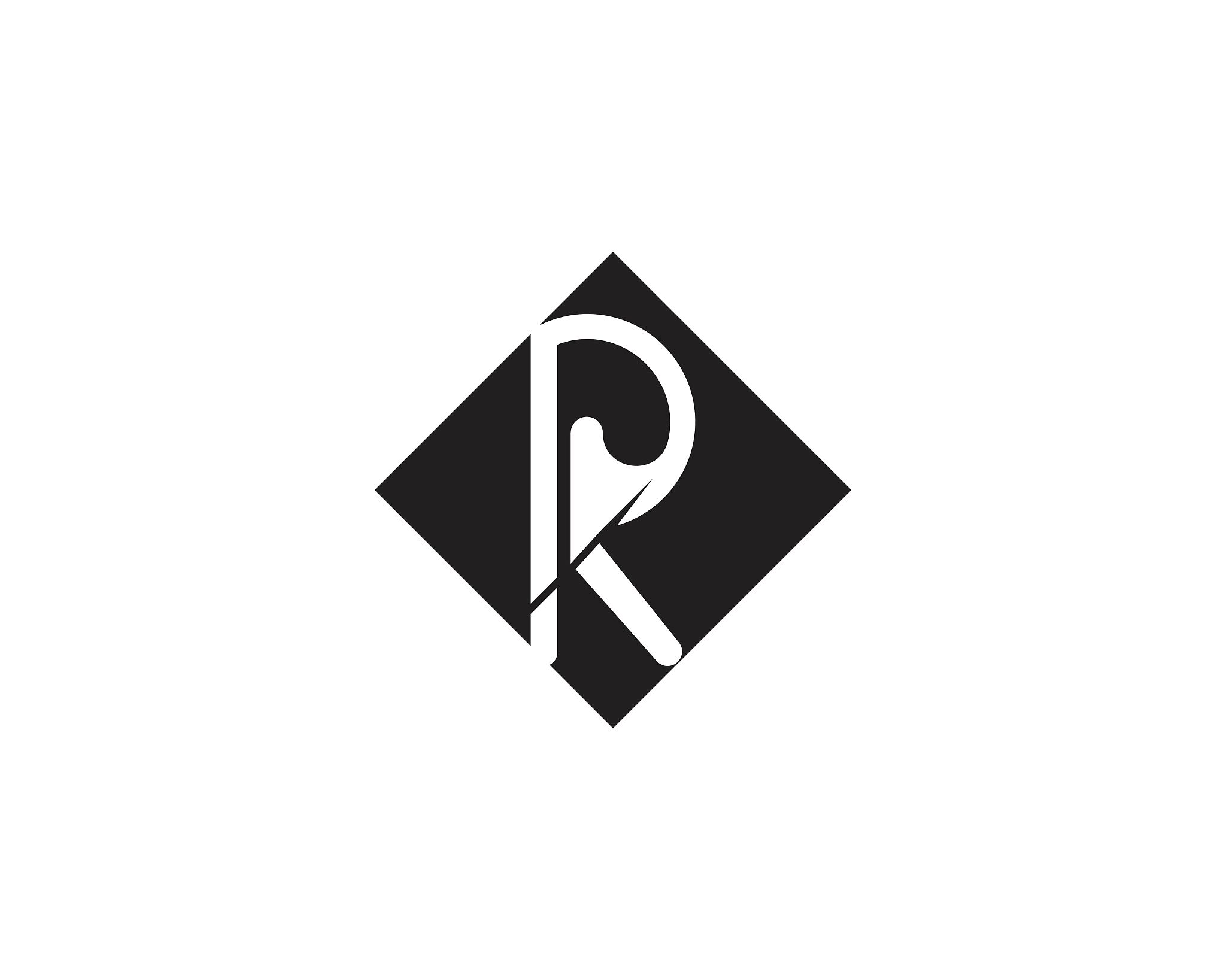r letter logo template