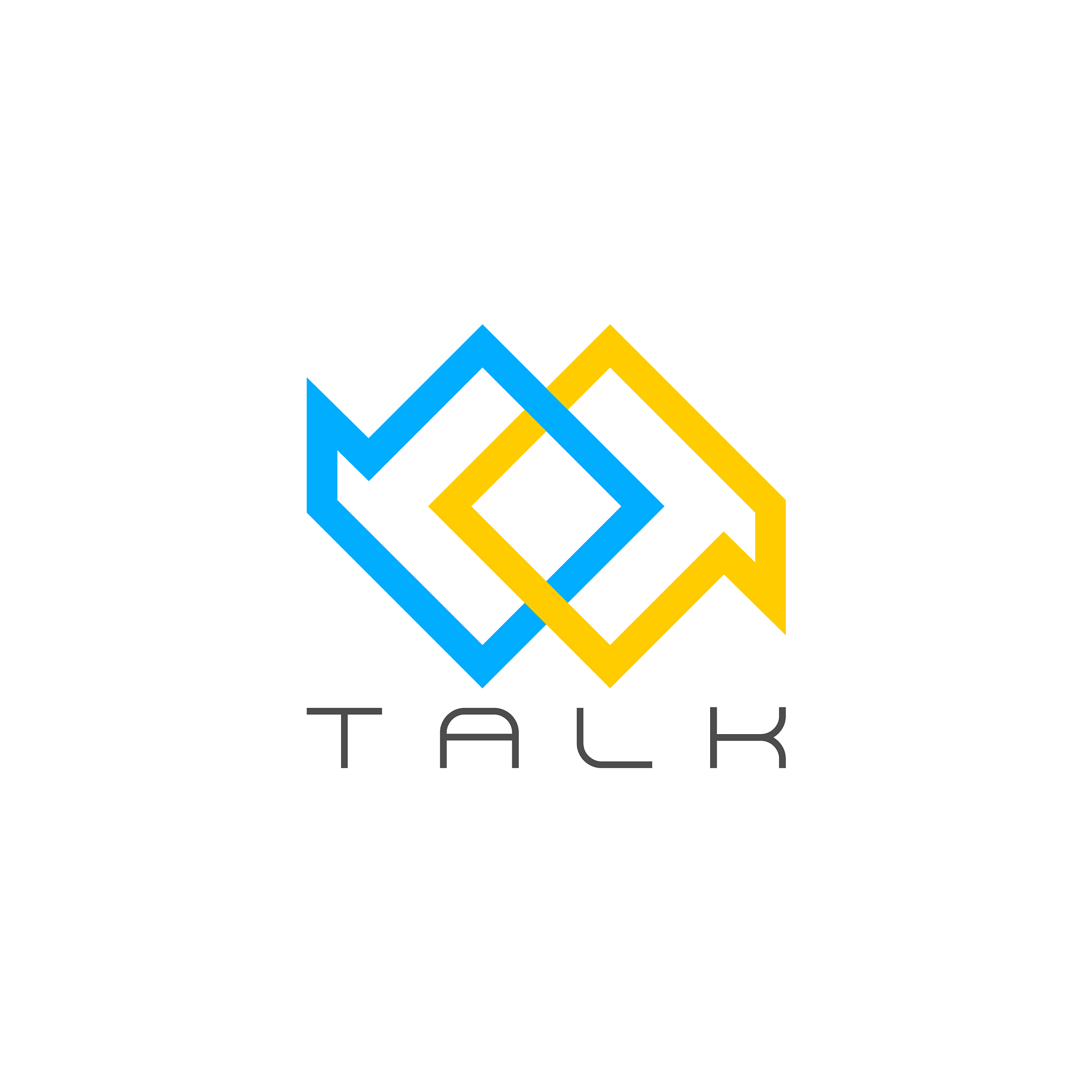 symbol linked talk bubble frame design