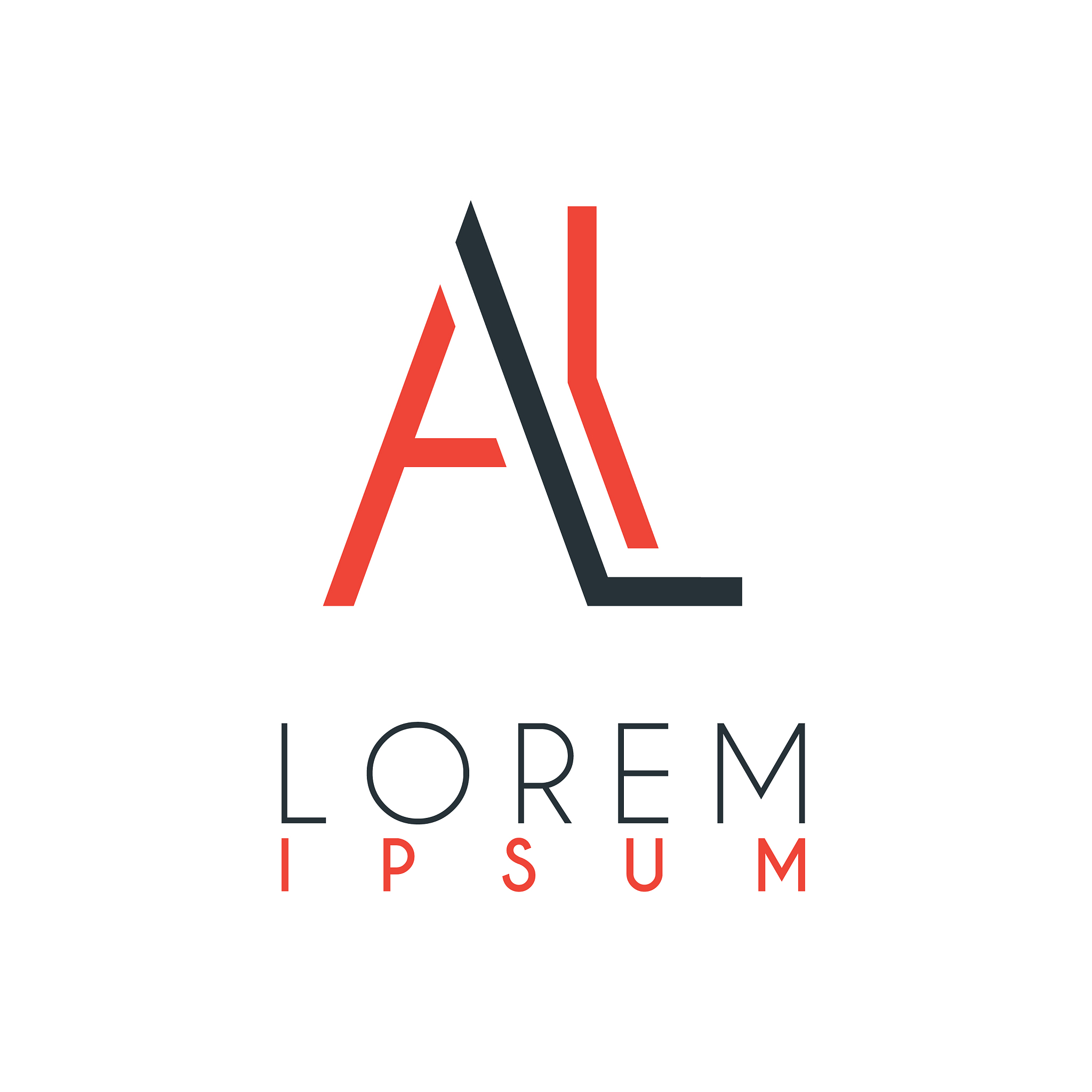 the logo between letter a and letter l or al