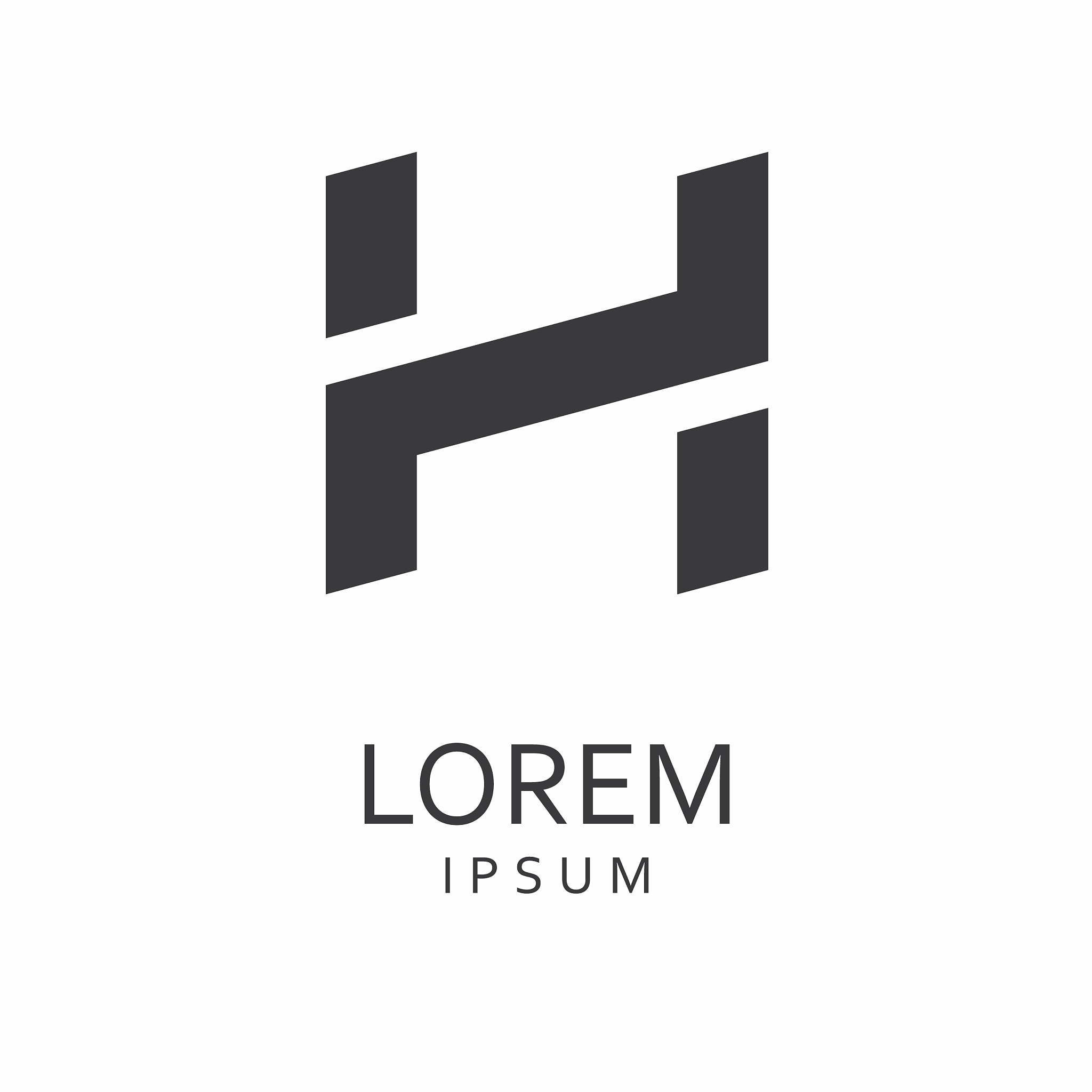 h letter logo icon