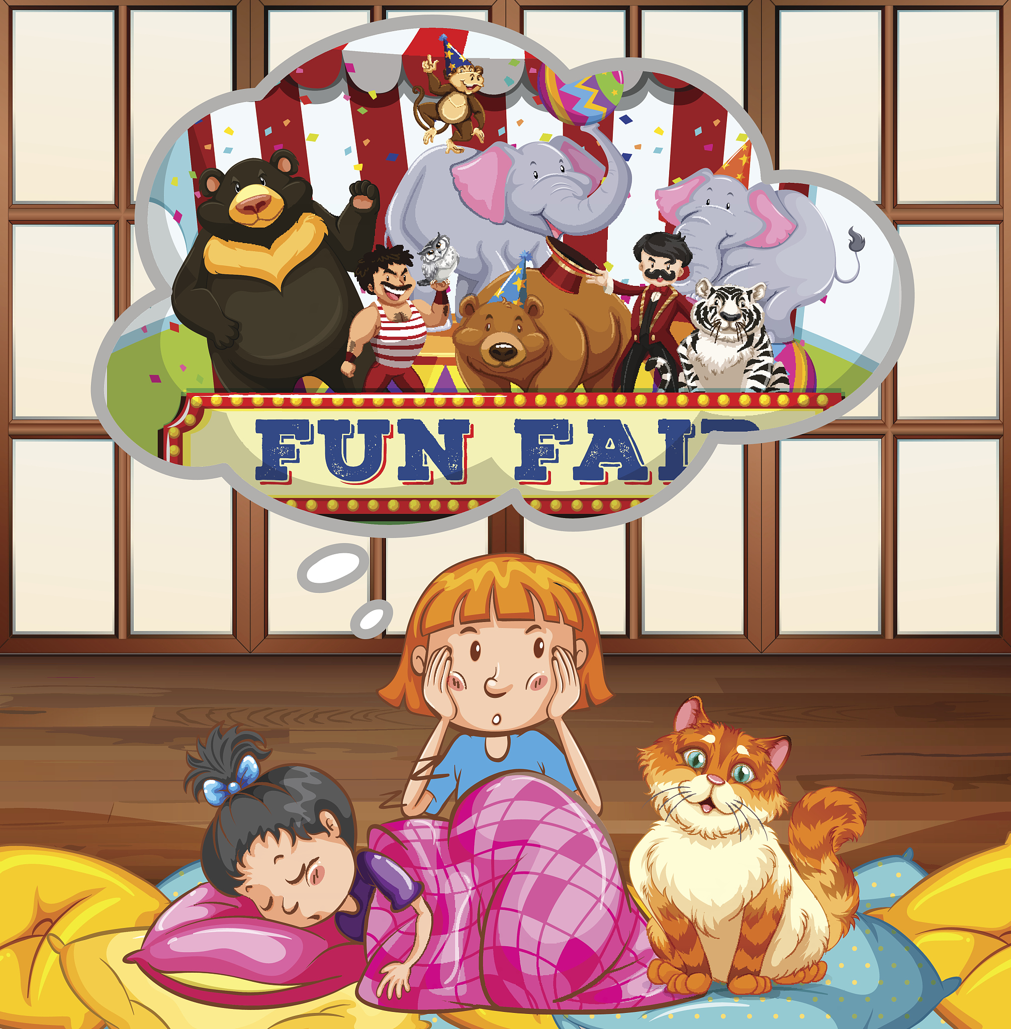 改编Goldilocks and the Three Bears英文故事 时长60秒