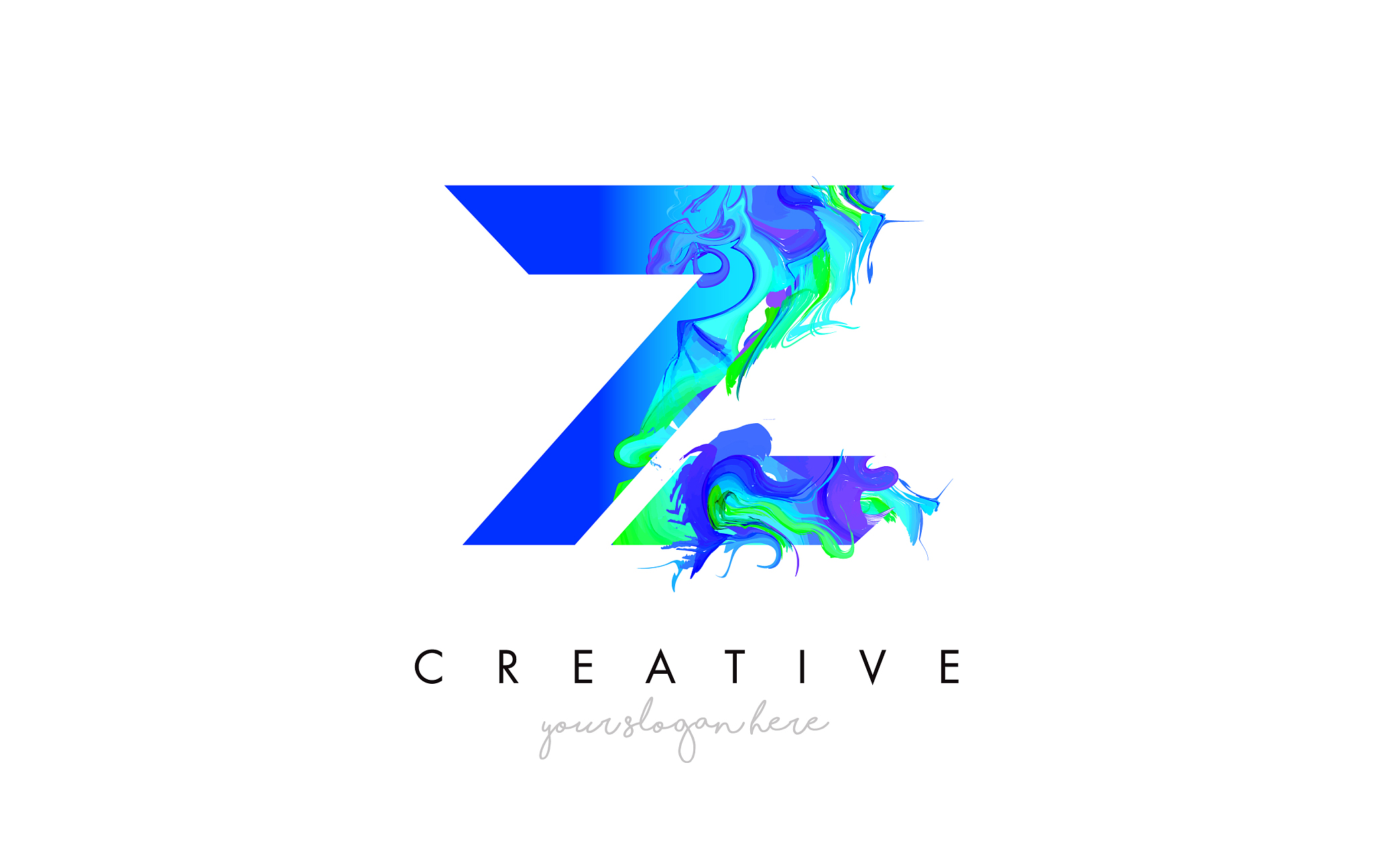 z letter icon design logo with creative artistic