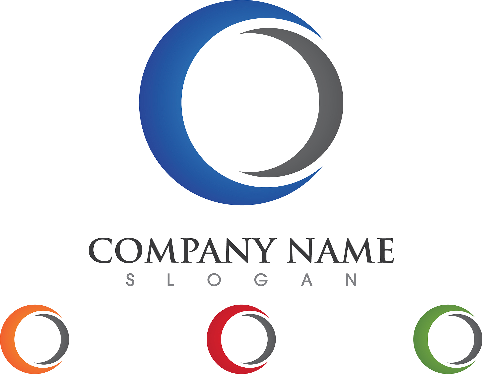 c letter logo template icon design