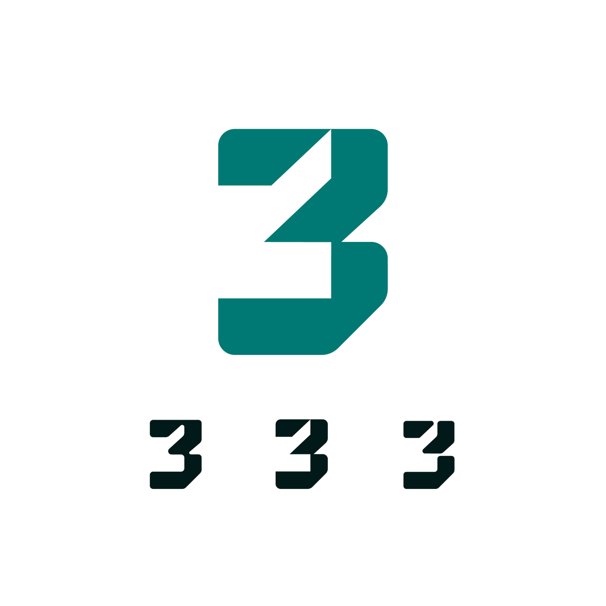 数字<strong>3</strong>,数字三,用于您的标志设计,矢量插图 10eps