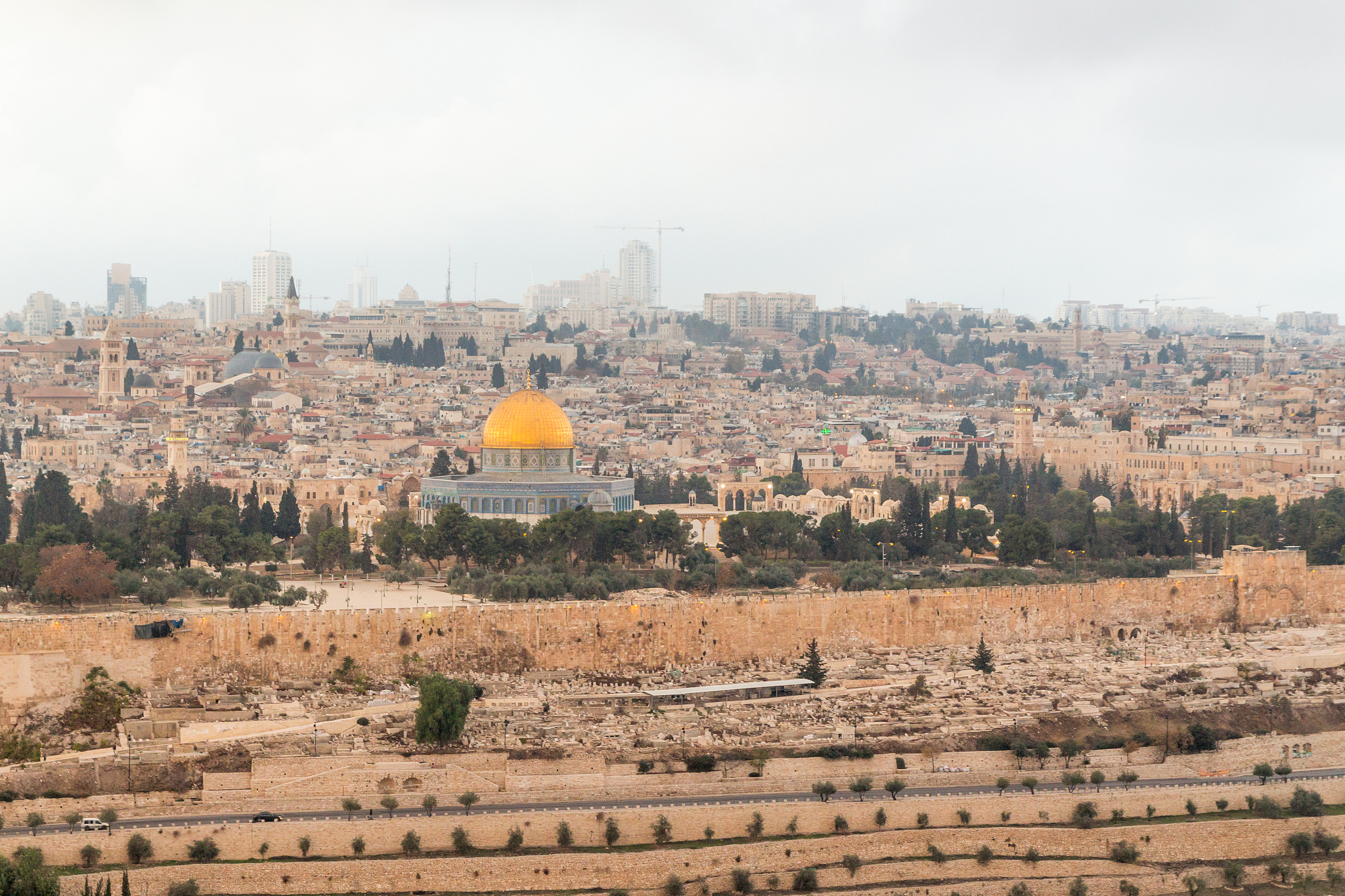 a general view of the city of jerusalem