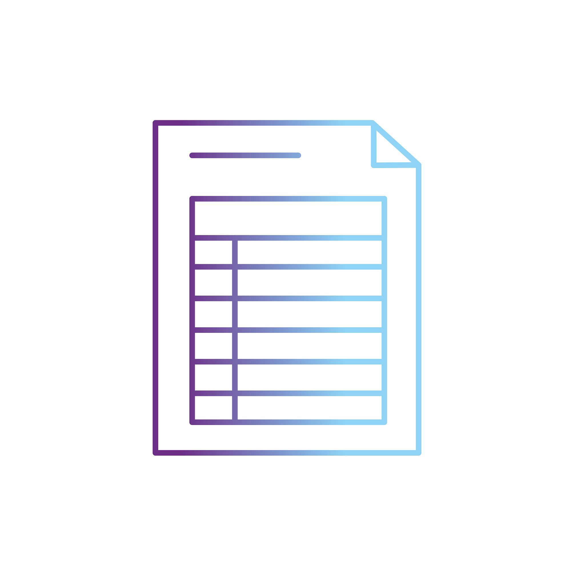 line business information document paper data