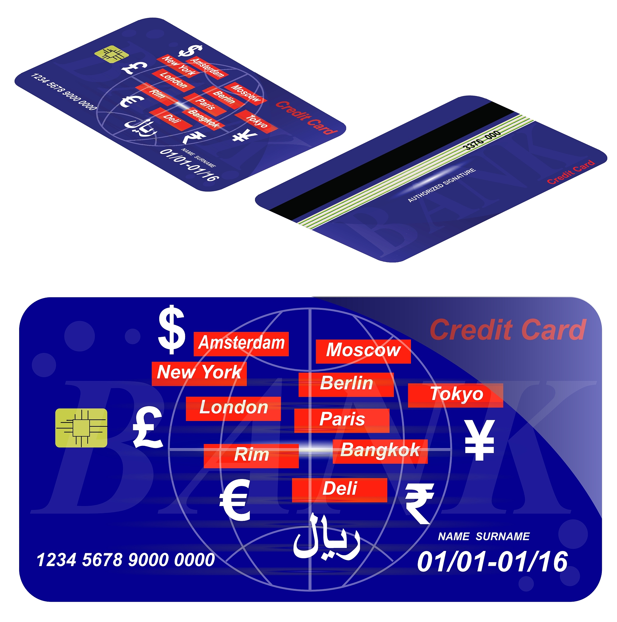 business emblem tariff riches card credit destroym