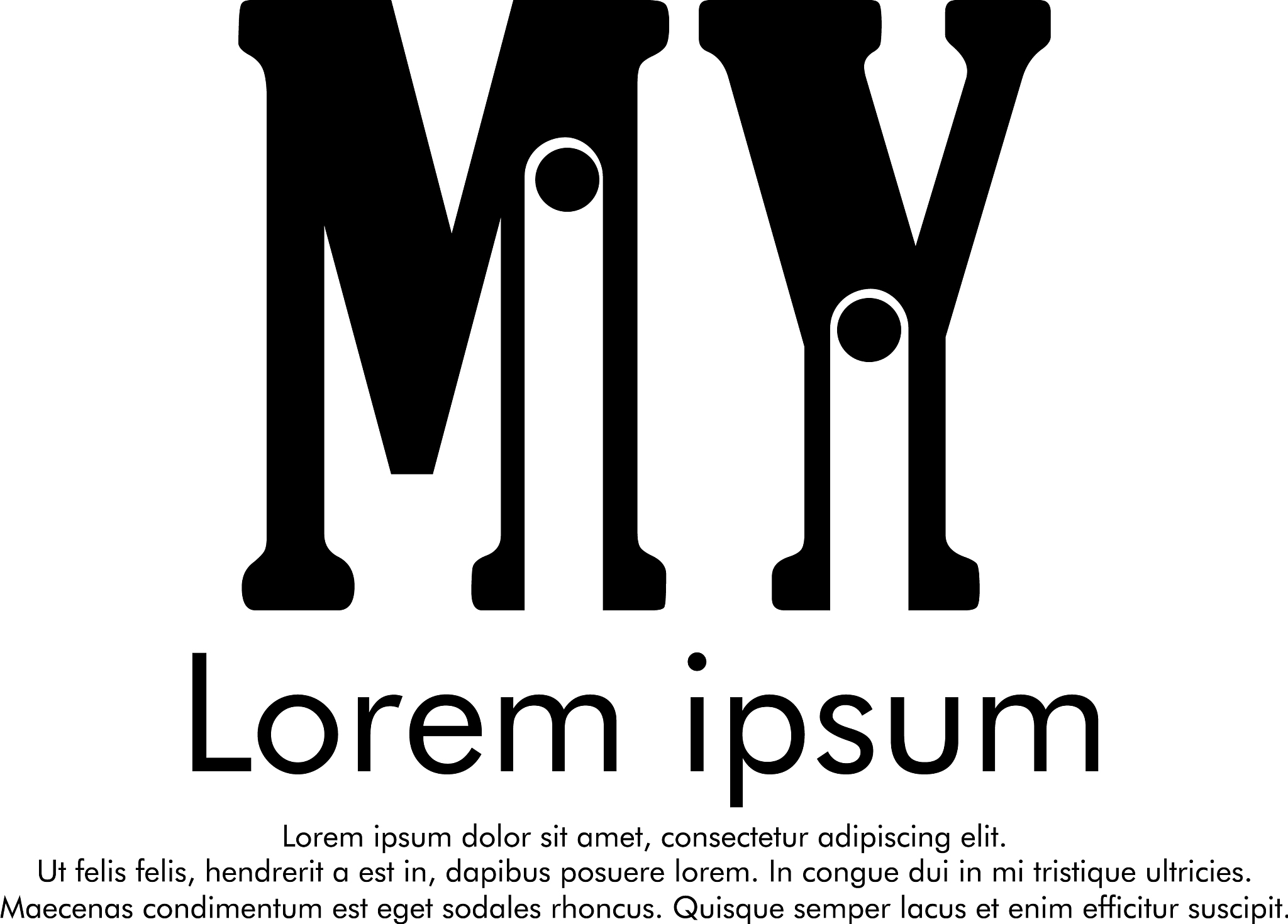 m y my initial abstract logo concept