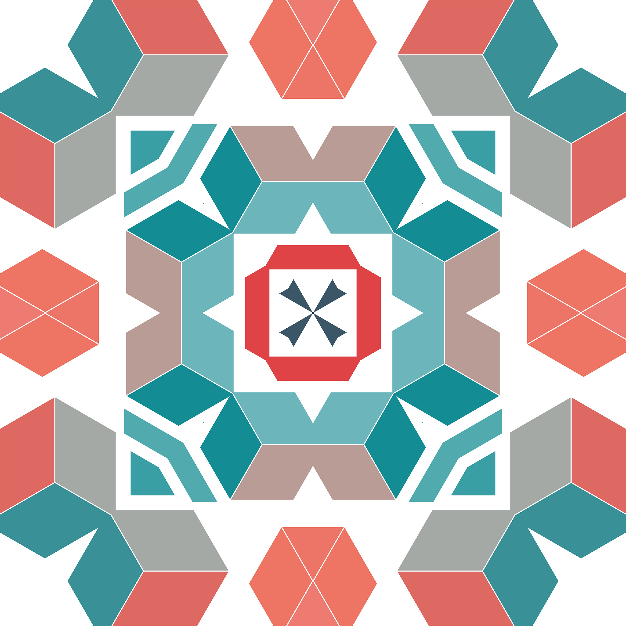 两个菱形如何移动两次变成一个菱形？