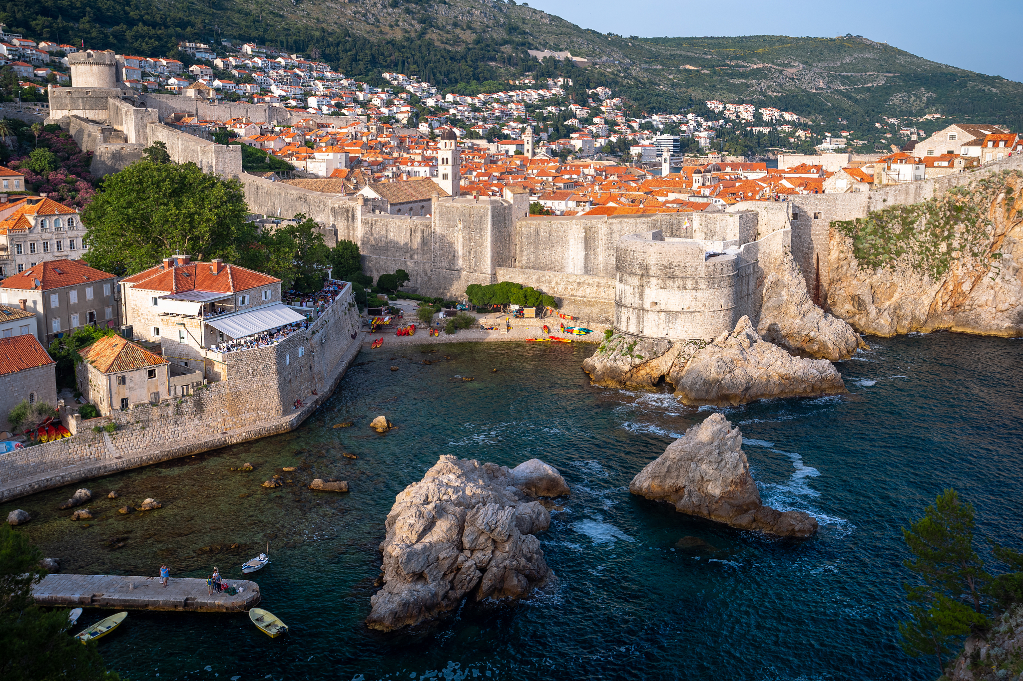 skyline, old town, dubrovnik, croatia