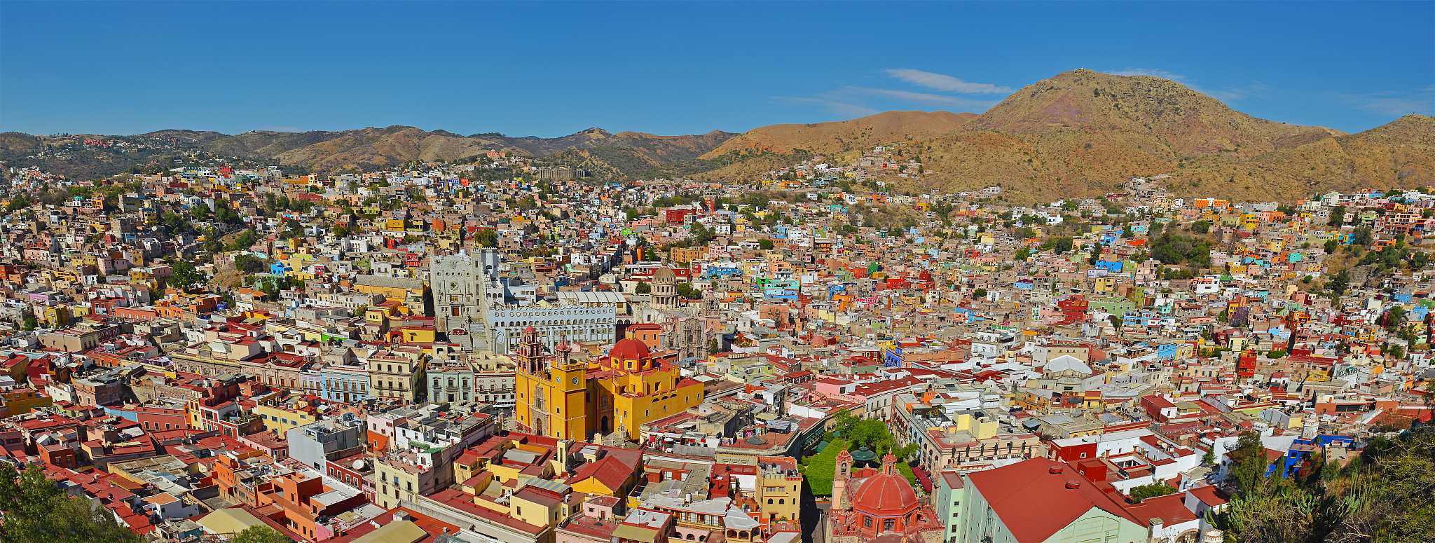 guanajuato skyline panorama