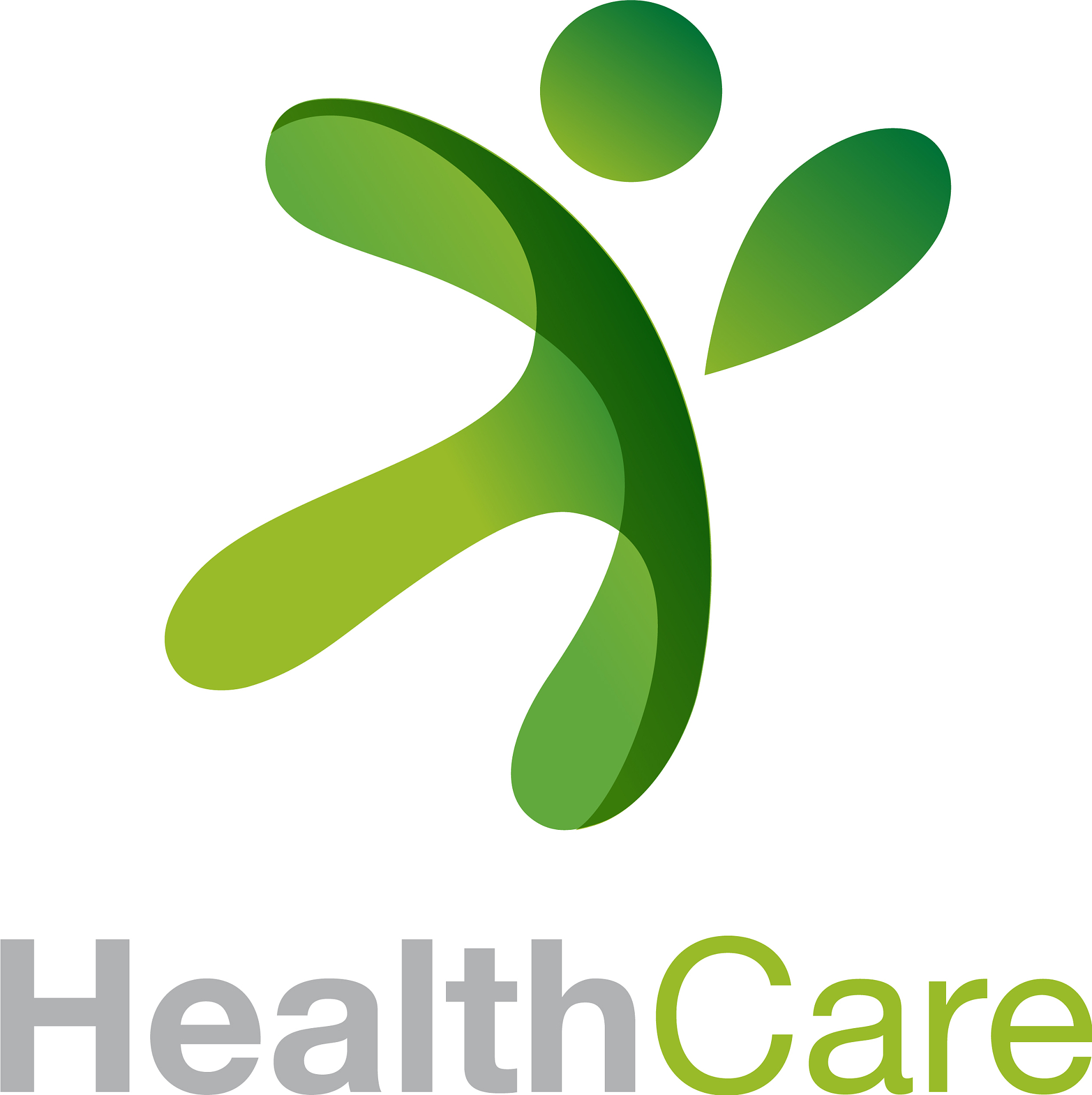 healthy people logo medical logo design concept