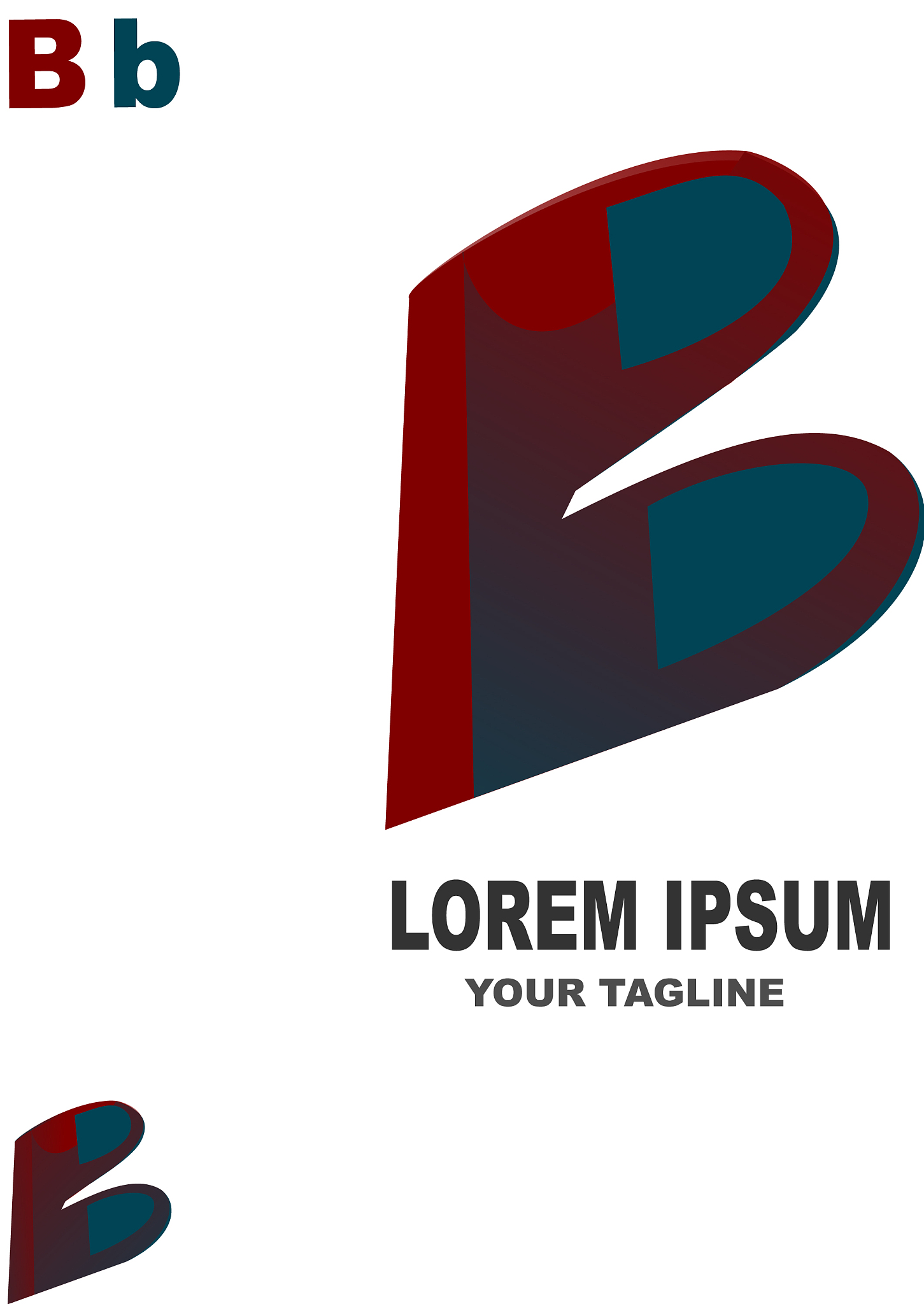 b logo