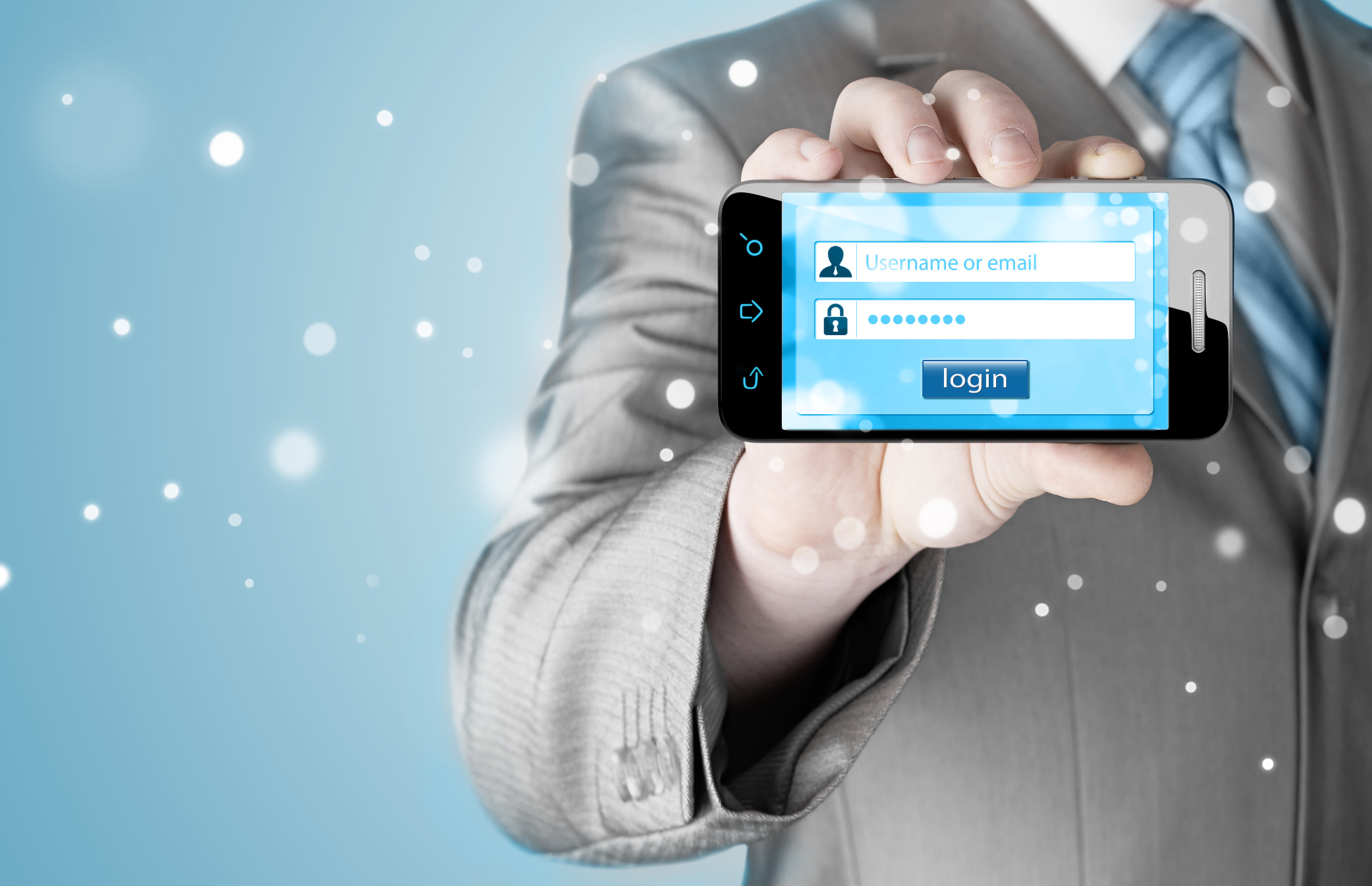 login and password