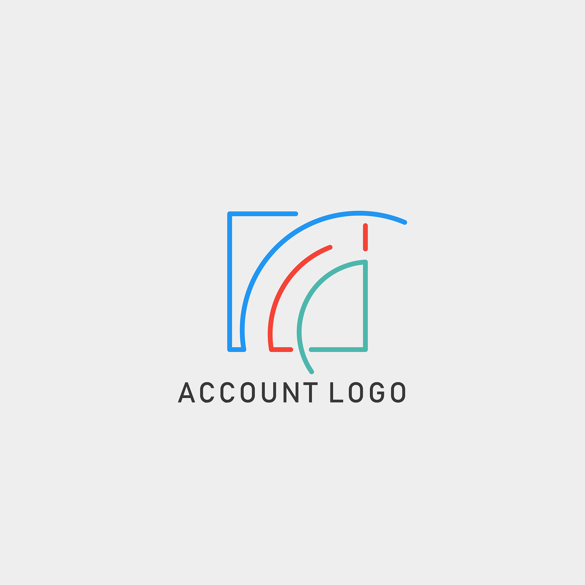 accounting finance creative logo template isolated