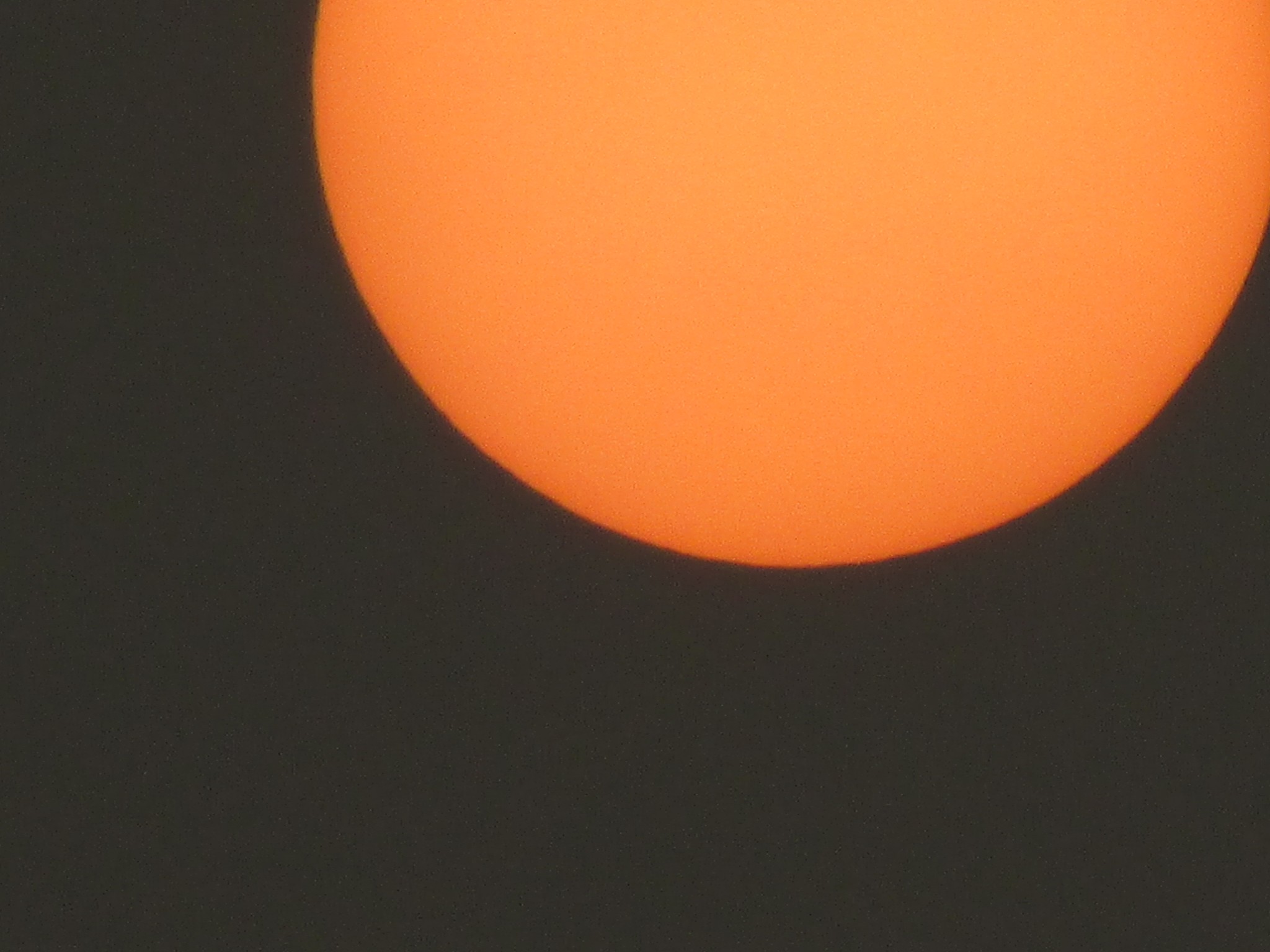 close up big sunset, big orange sun, beautiful scenic view of na
