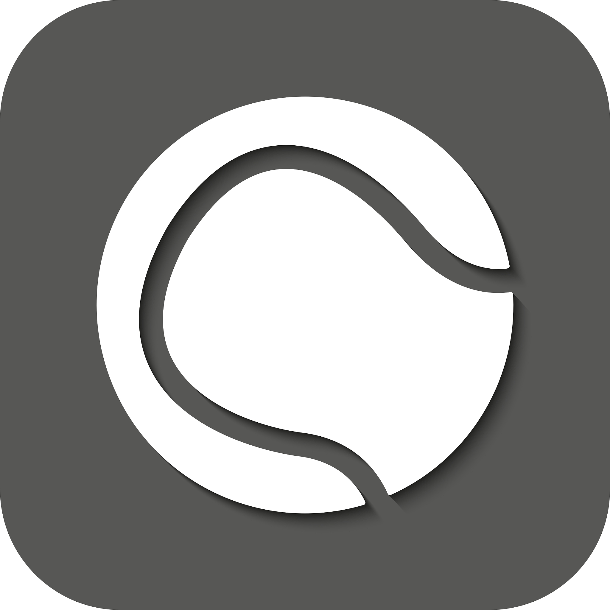 the tennis ball icon sport symbol flat