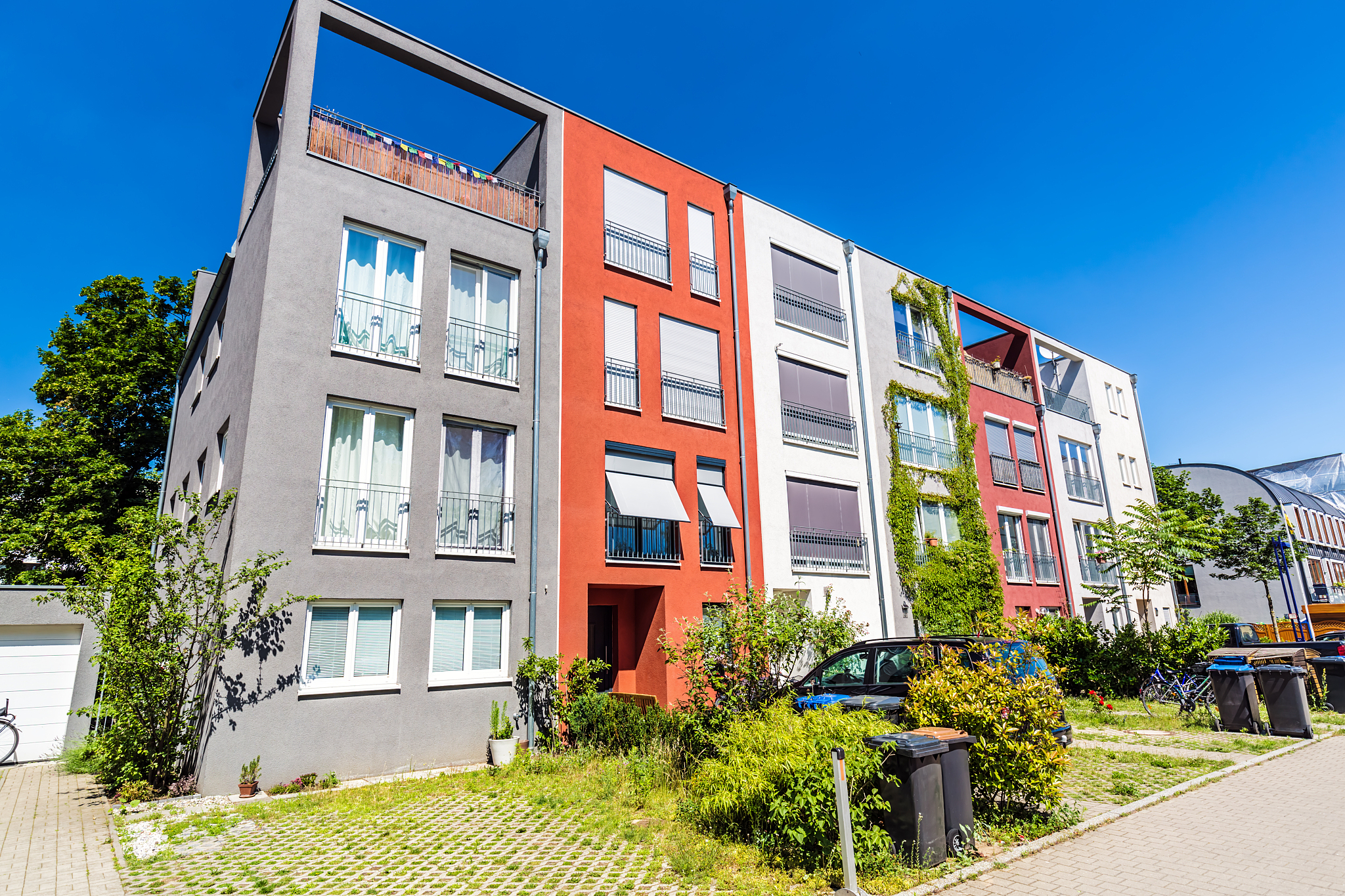 new apartment houses