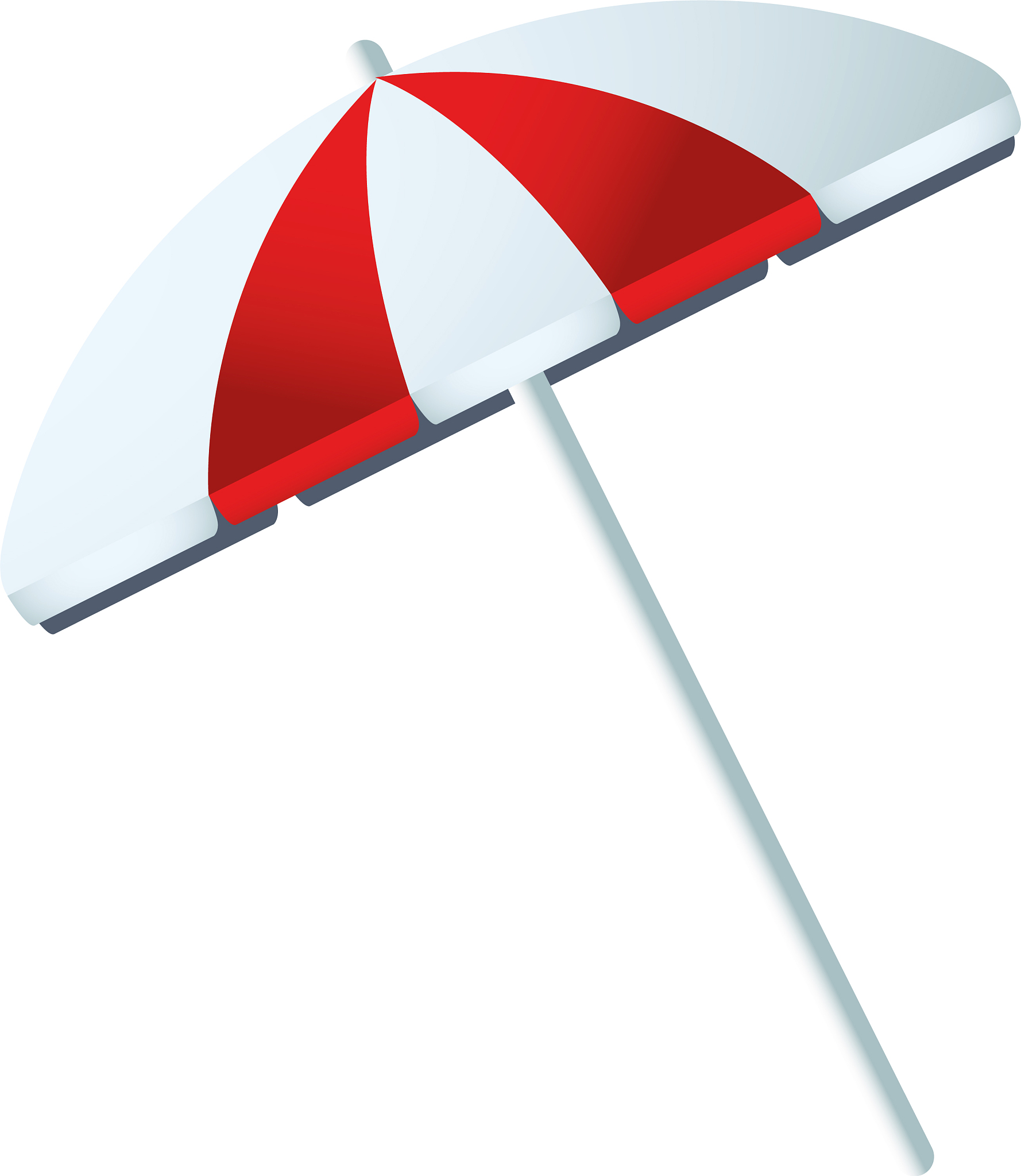 umbrella beach accessory isolated icon