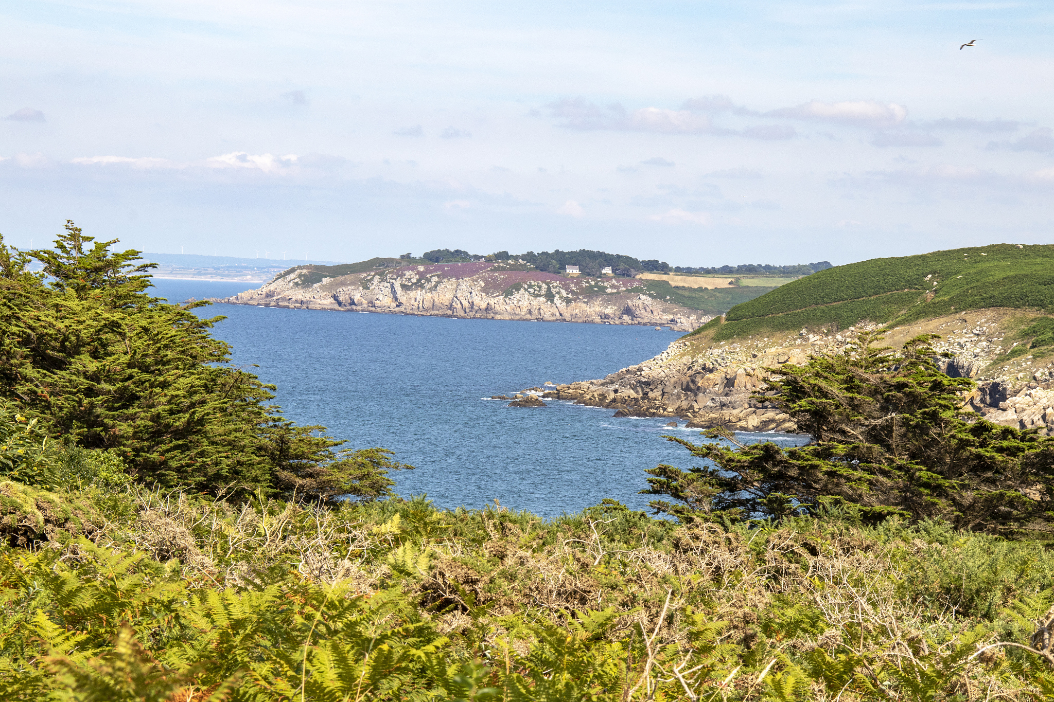 beuzec cap sizun. cte sauvage à la pointe du millier. finistèr