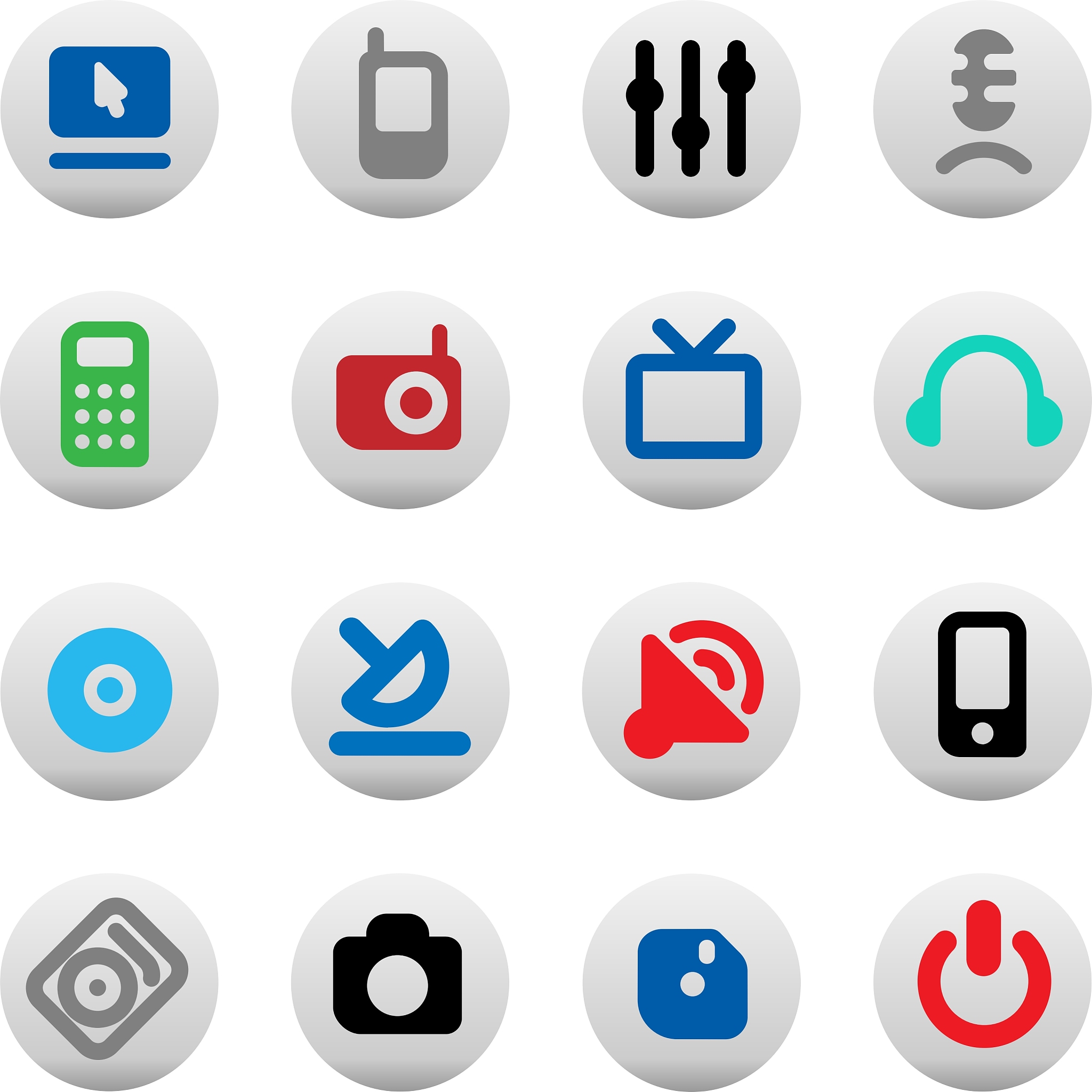 set of media devices