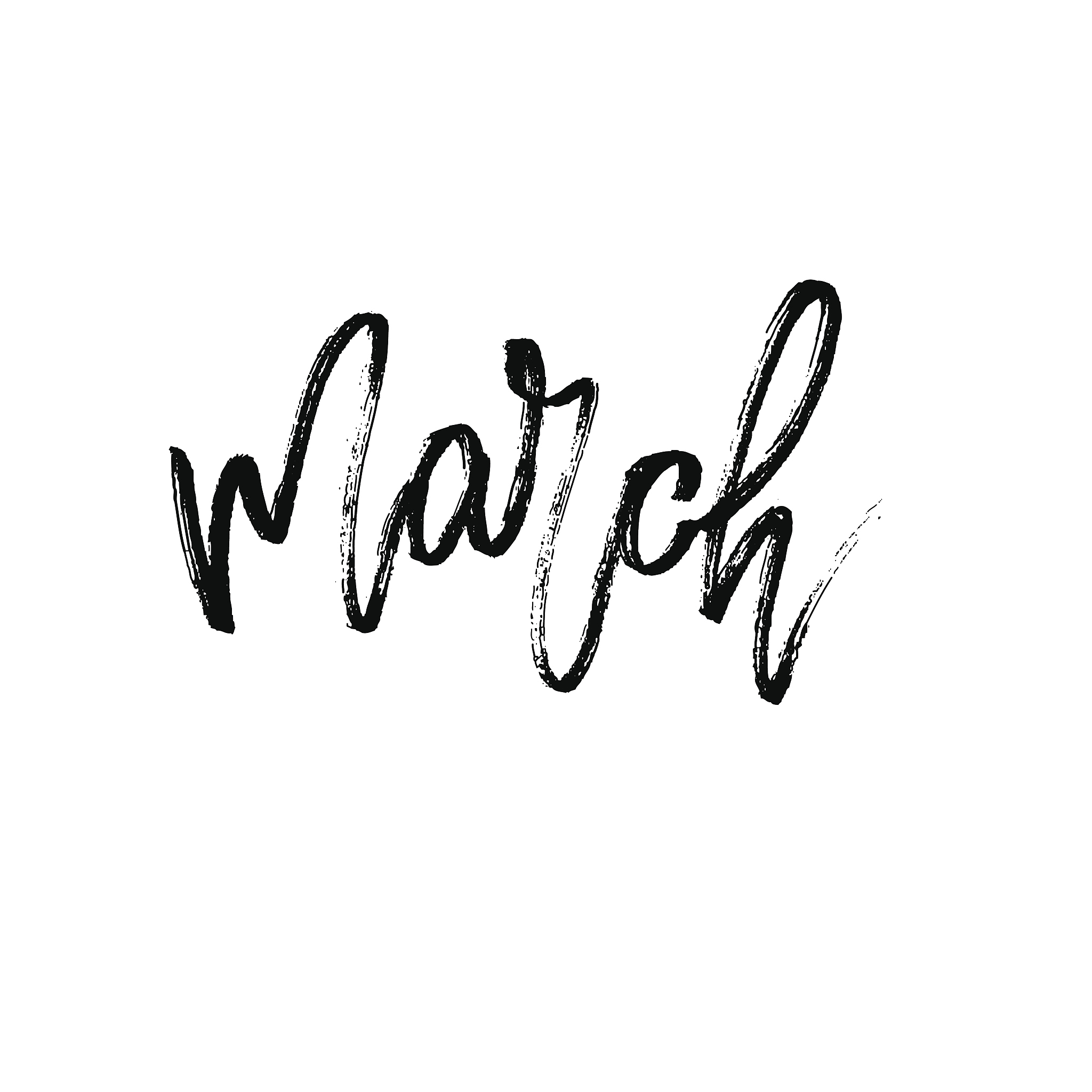 hand drawn seasonal lettering