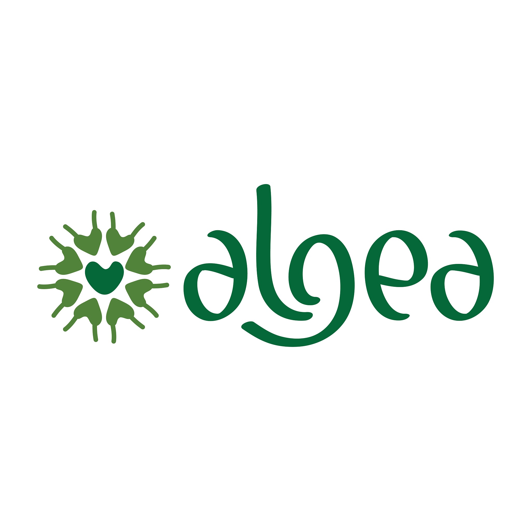 microscobic algea icon and logo design