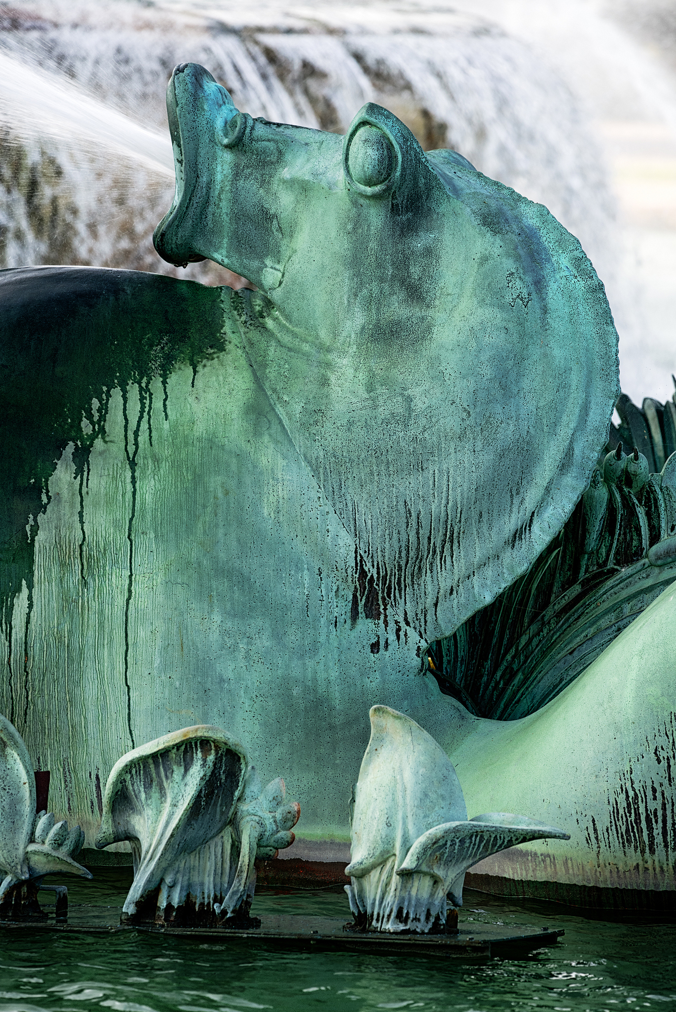 buckingham fountain sea horse, chicago