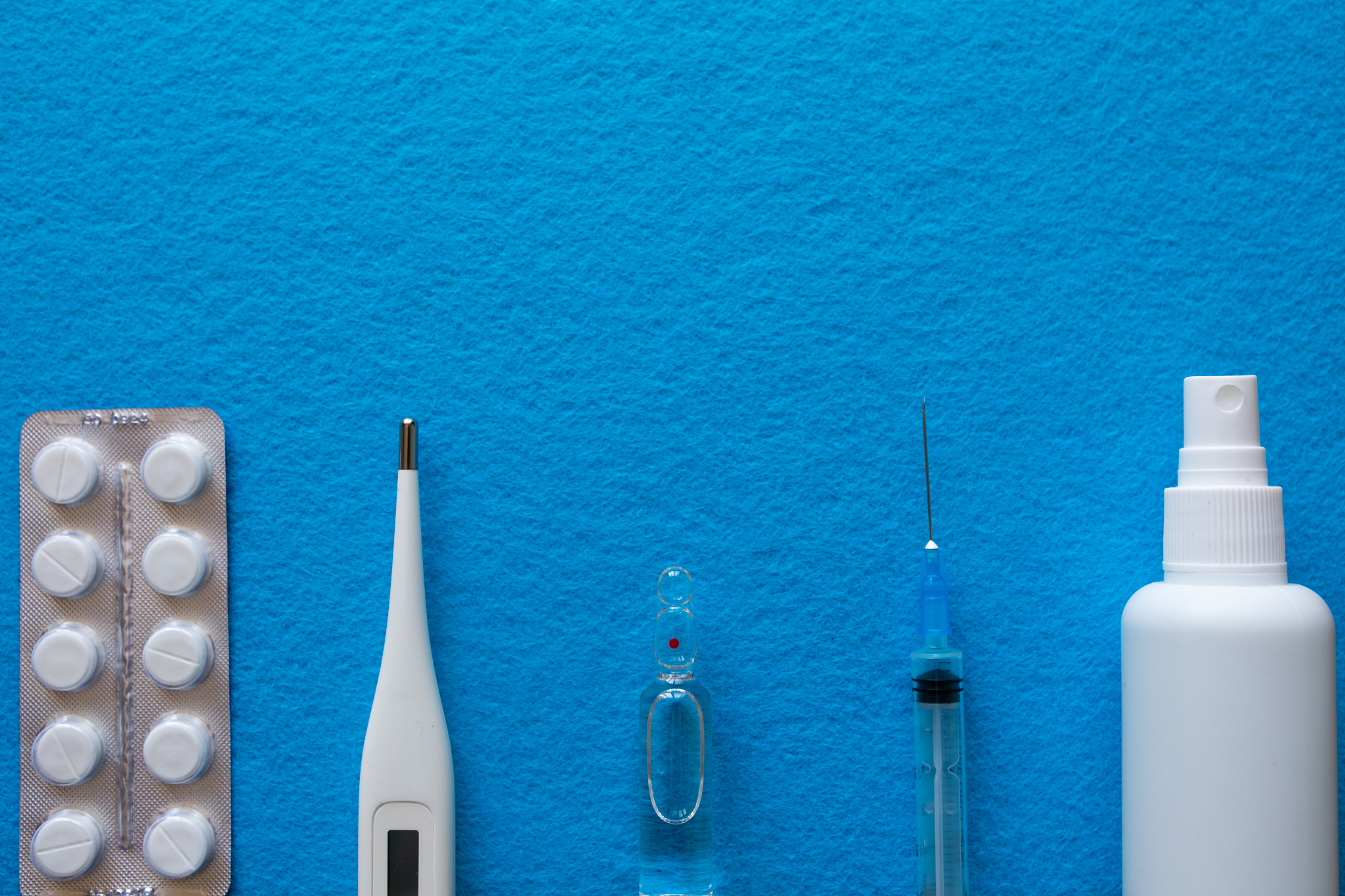 coronavirus protection and treatment: medical mask, hand antisep