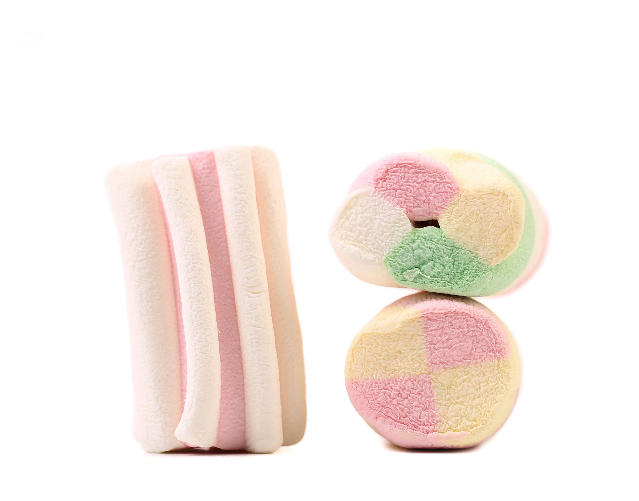 colorful marshmallows.