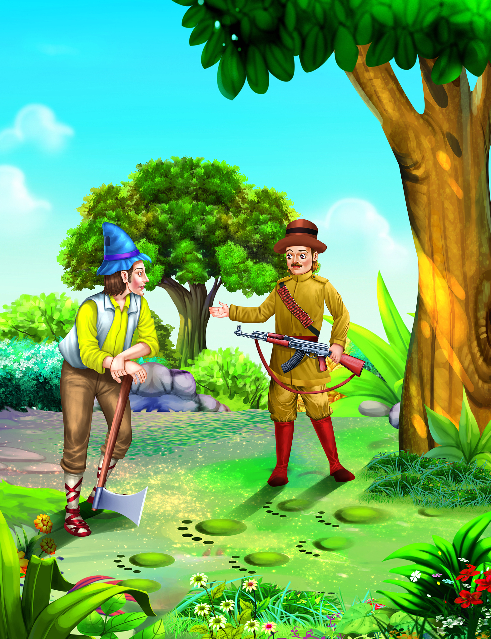 男孩掉进草丛被巨人生擒！是哪部电影？