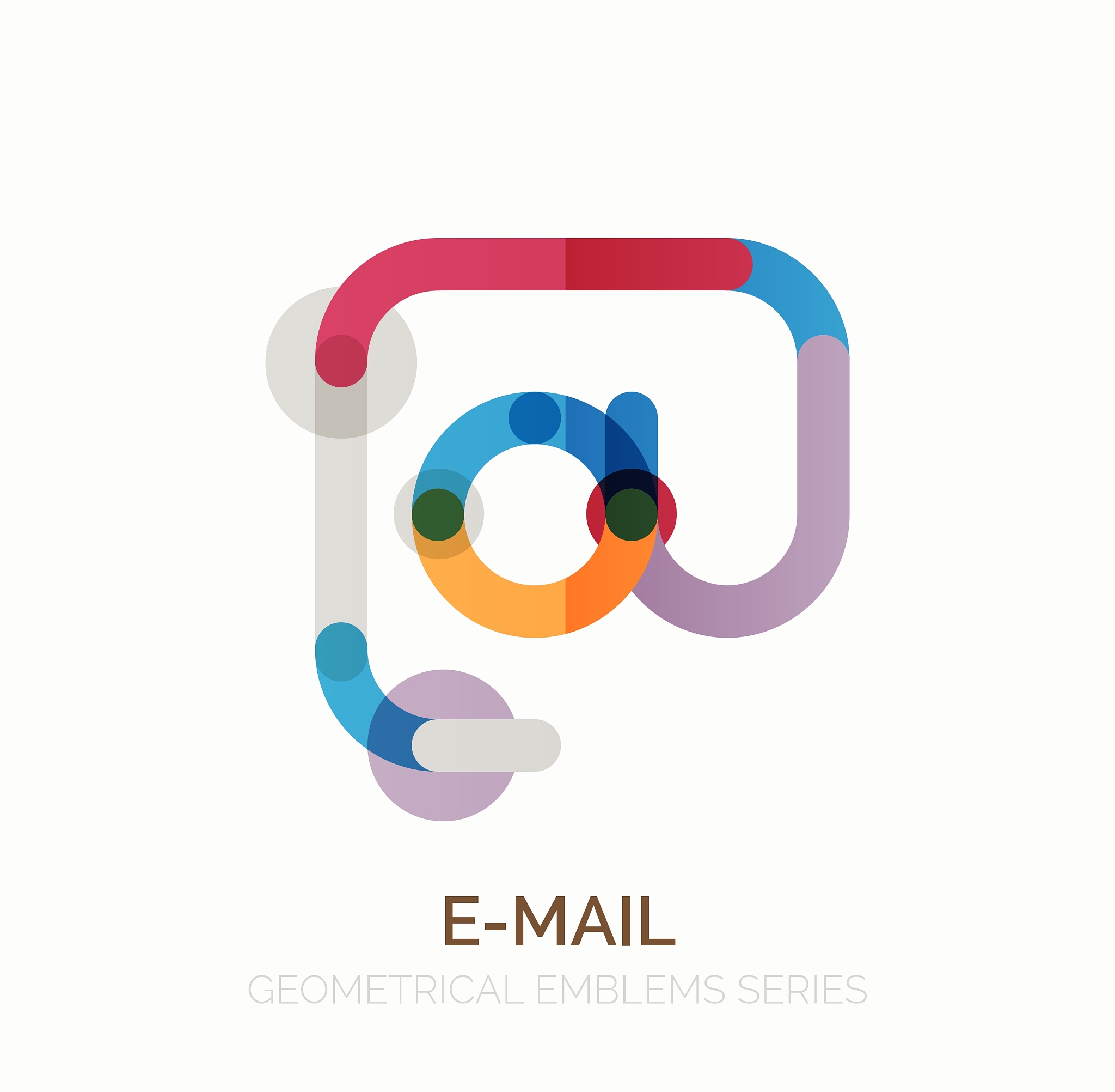 email business symbol or at sign logo