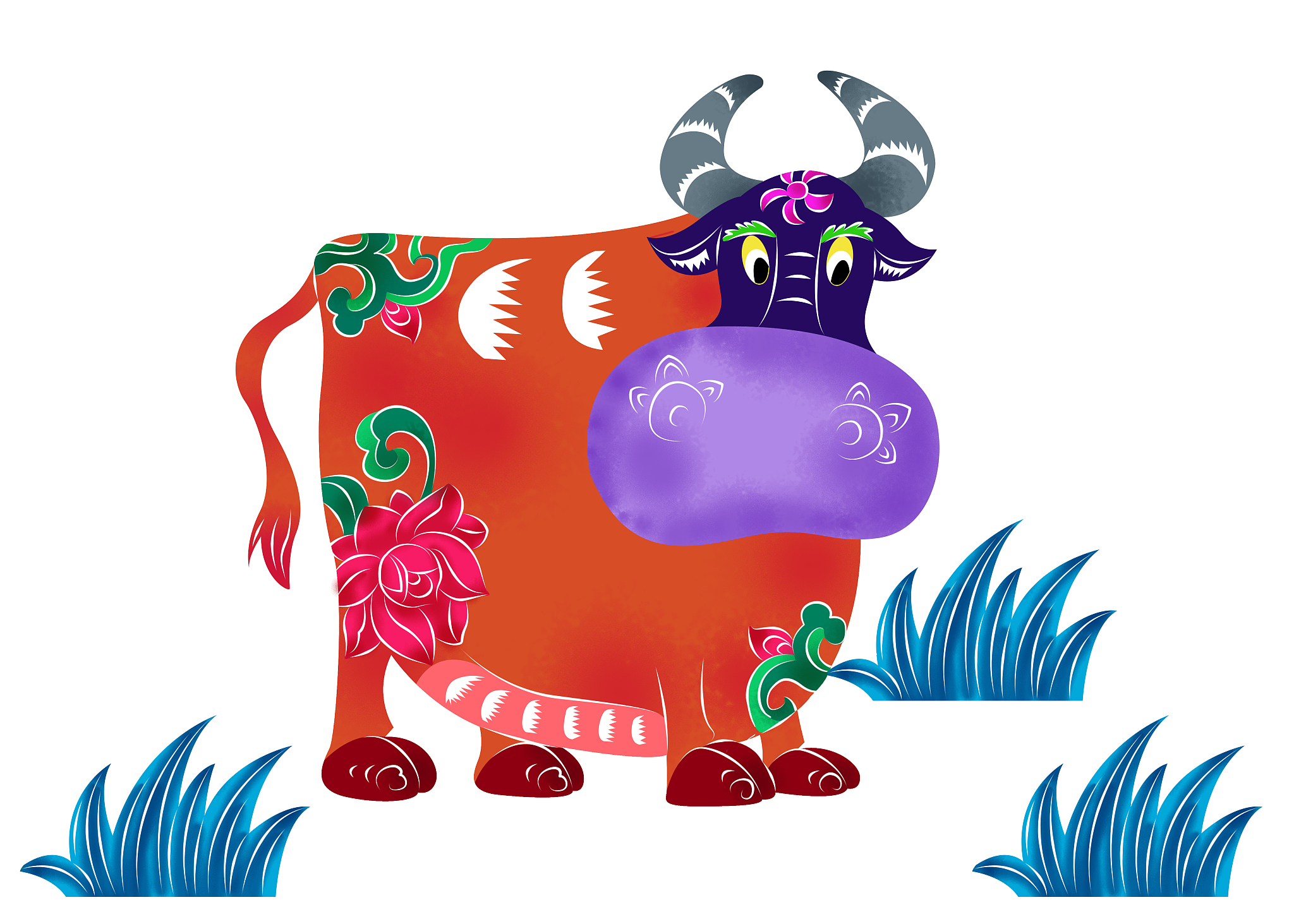 生肖牛：勤劳、忠诚和耐力的象征