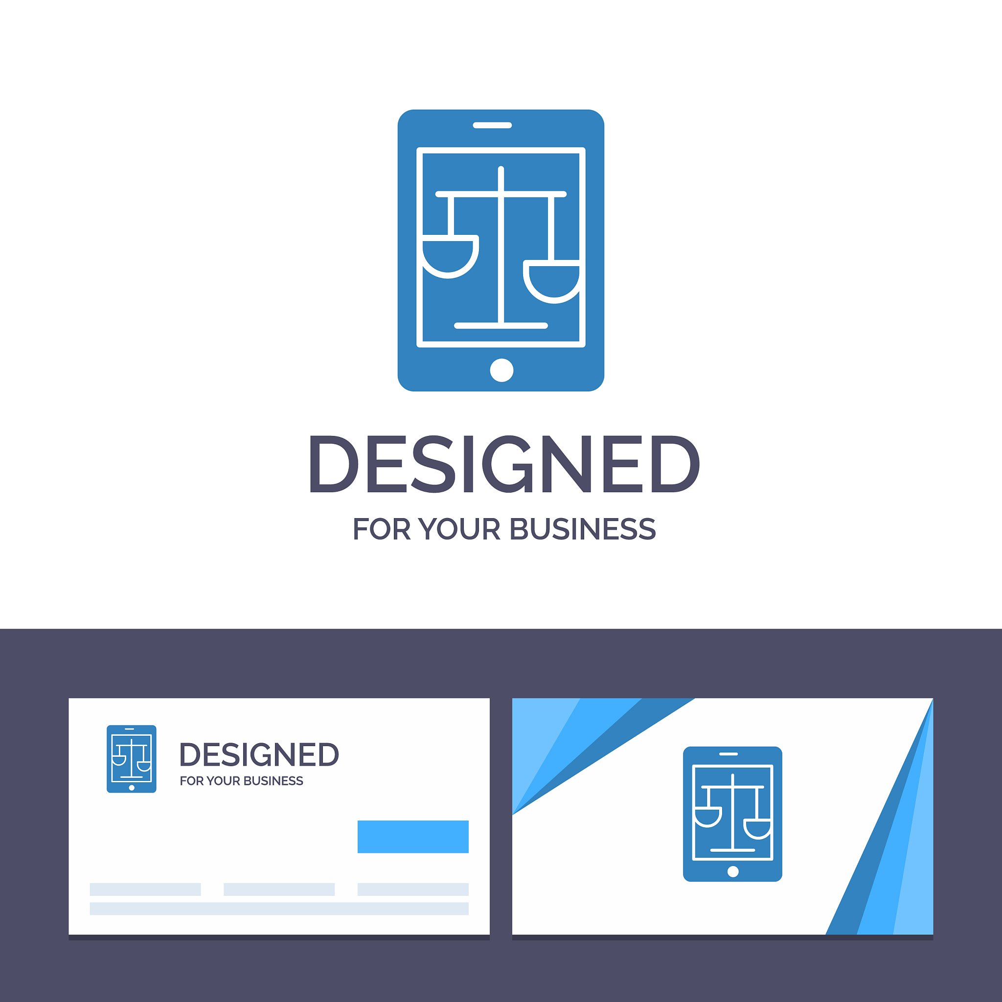 creative business card and logo template court