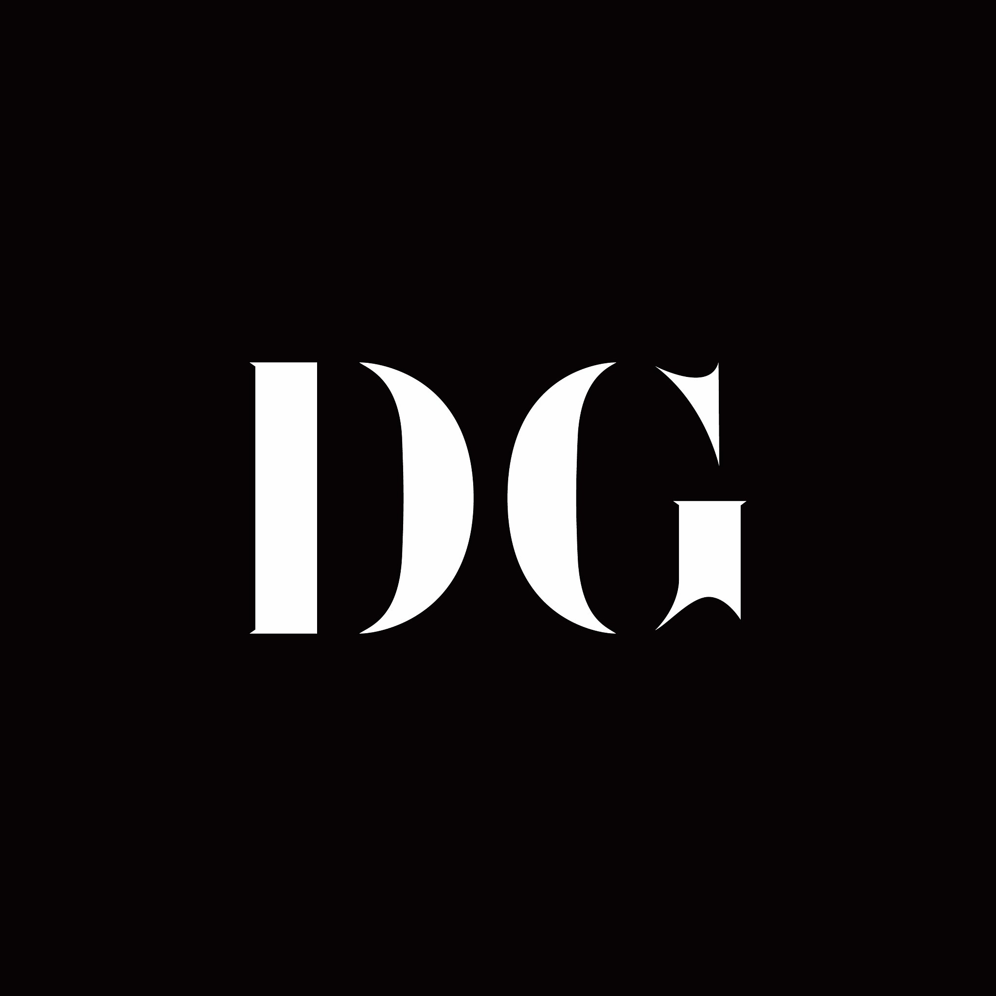 dg logo letter initial logo designs template