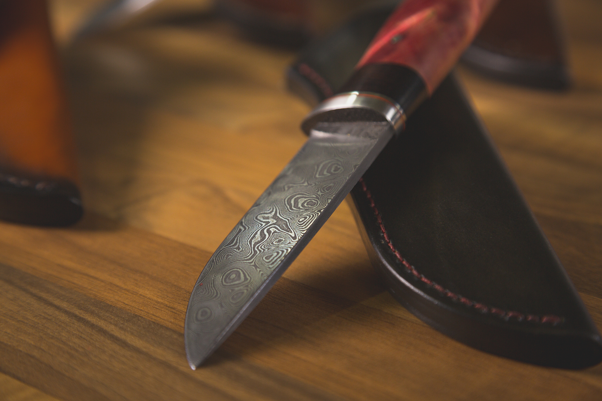 custom made hunting knife.