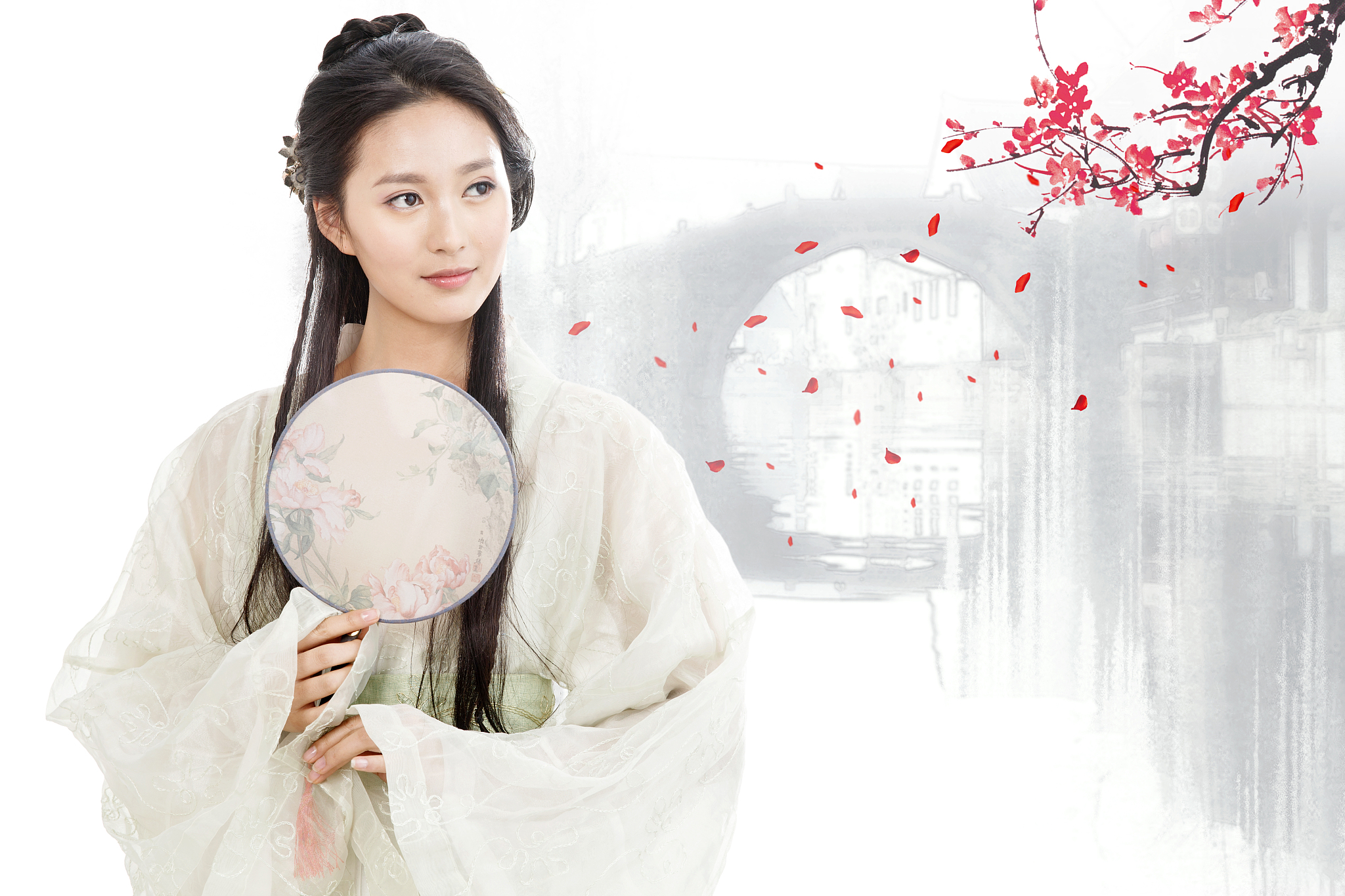 请写一首形容美女的诗词