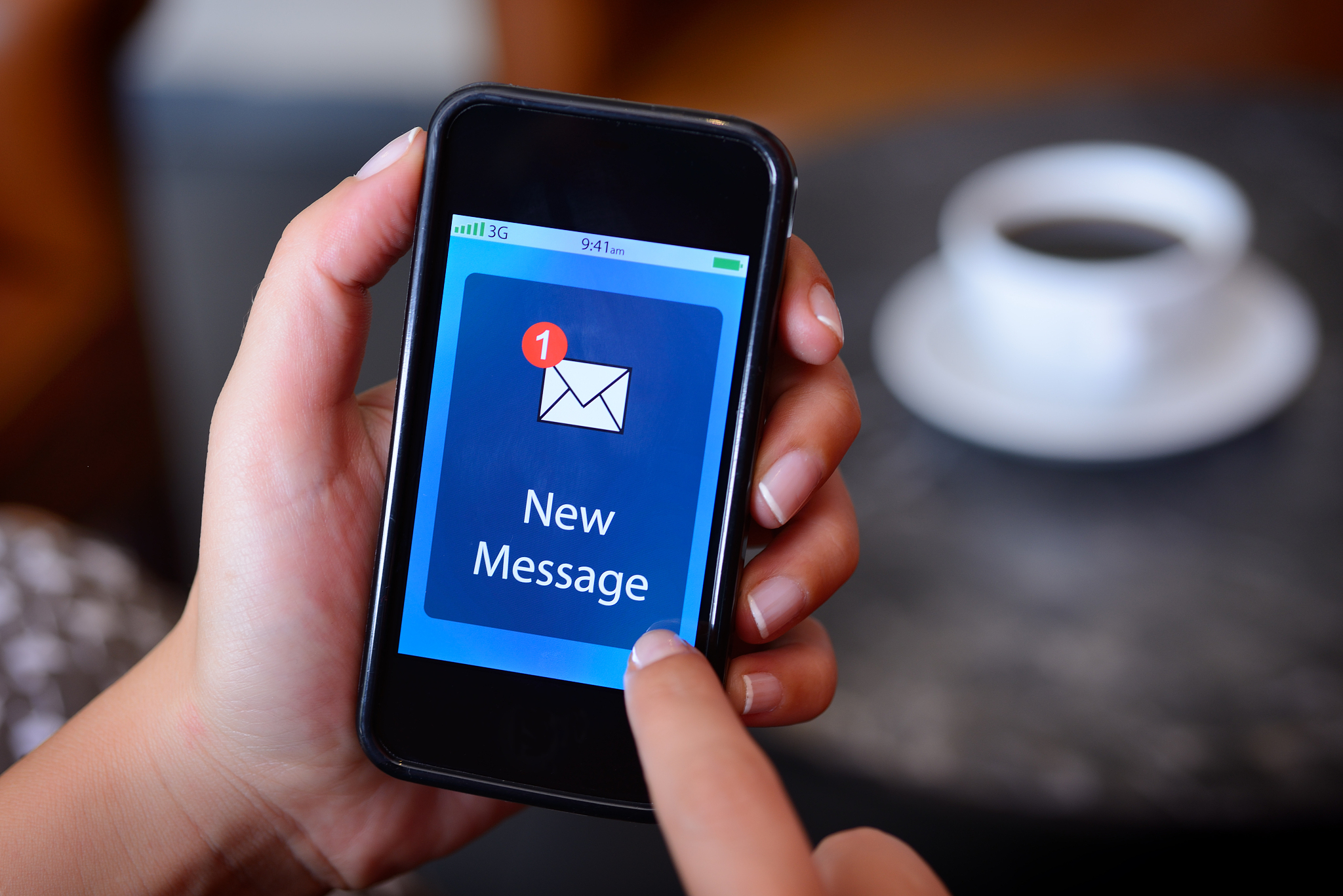 new message