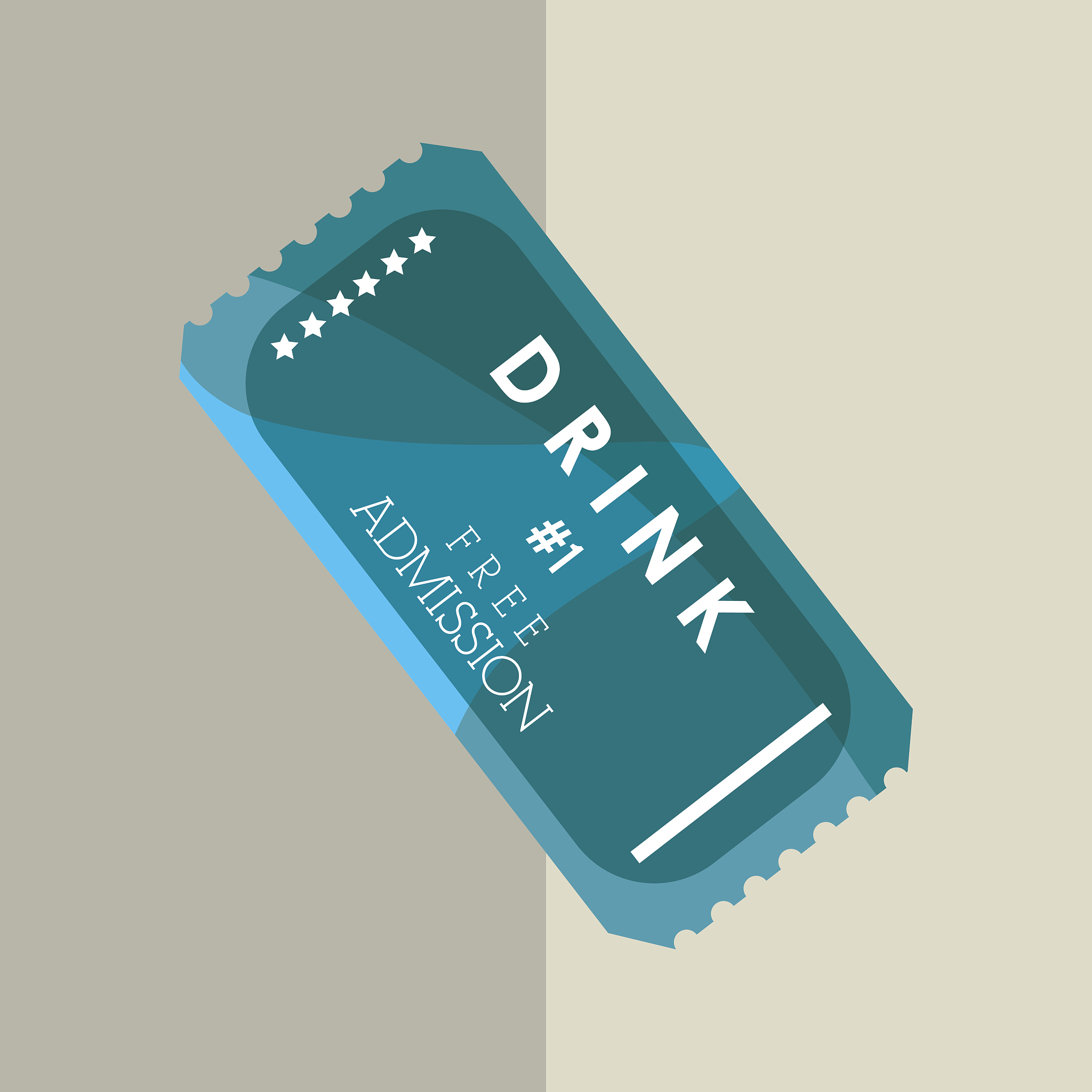 ticket icon design
