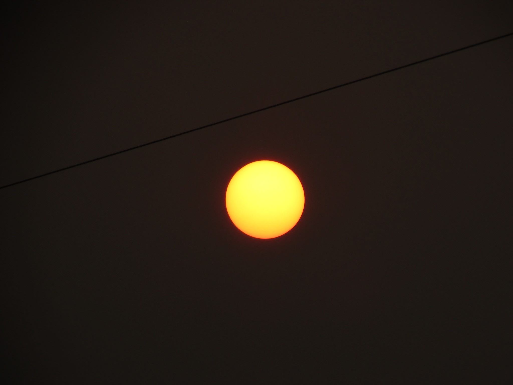 close up big sunset, big orange sun, beautiful scenic view of na
