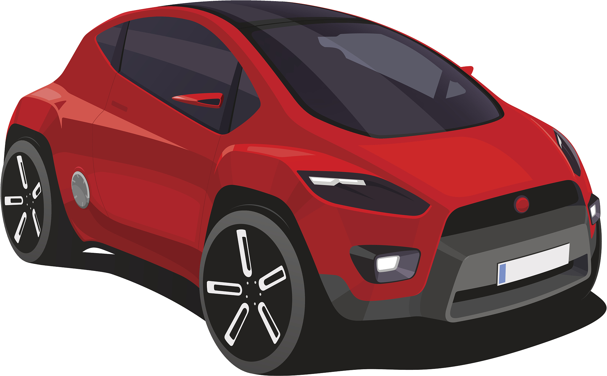 red car