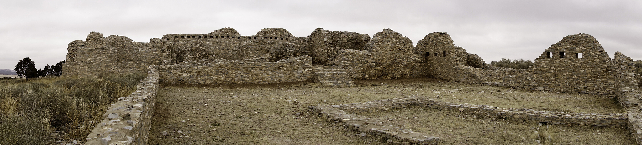 gran quivira ruins in salinas pueblo missions national monument,